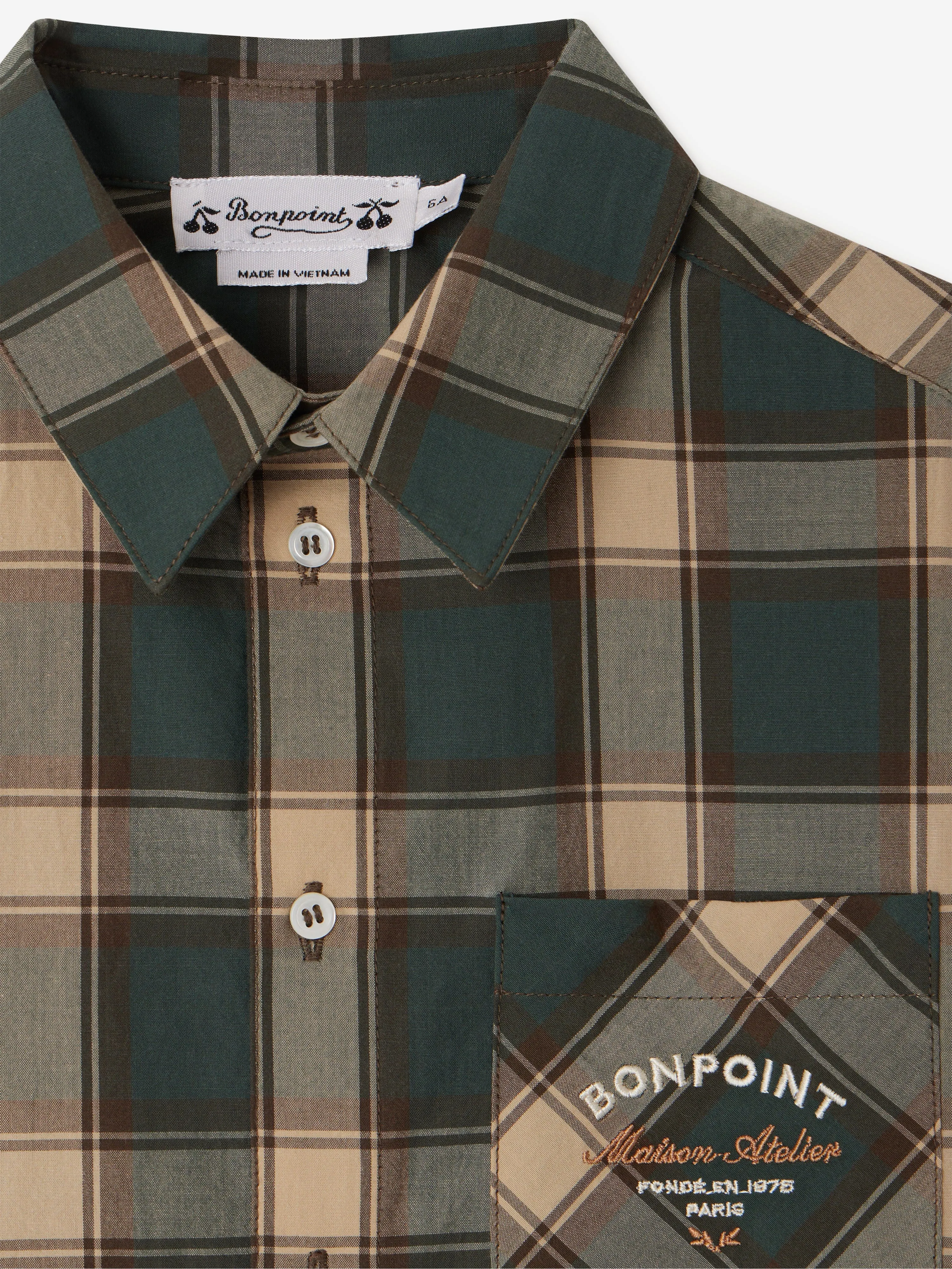 Boys Elyas Shirt in Green