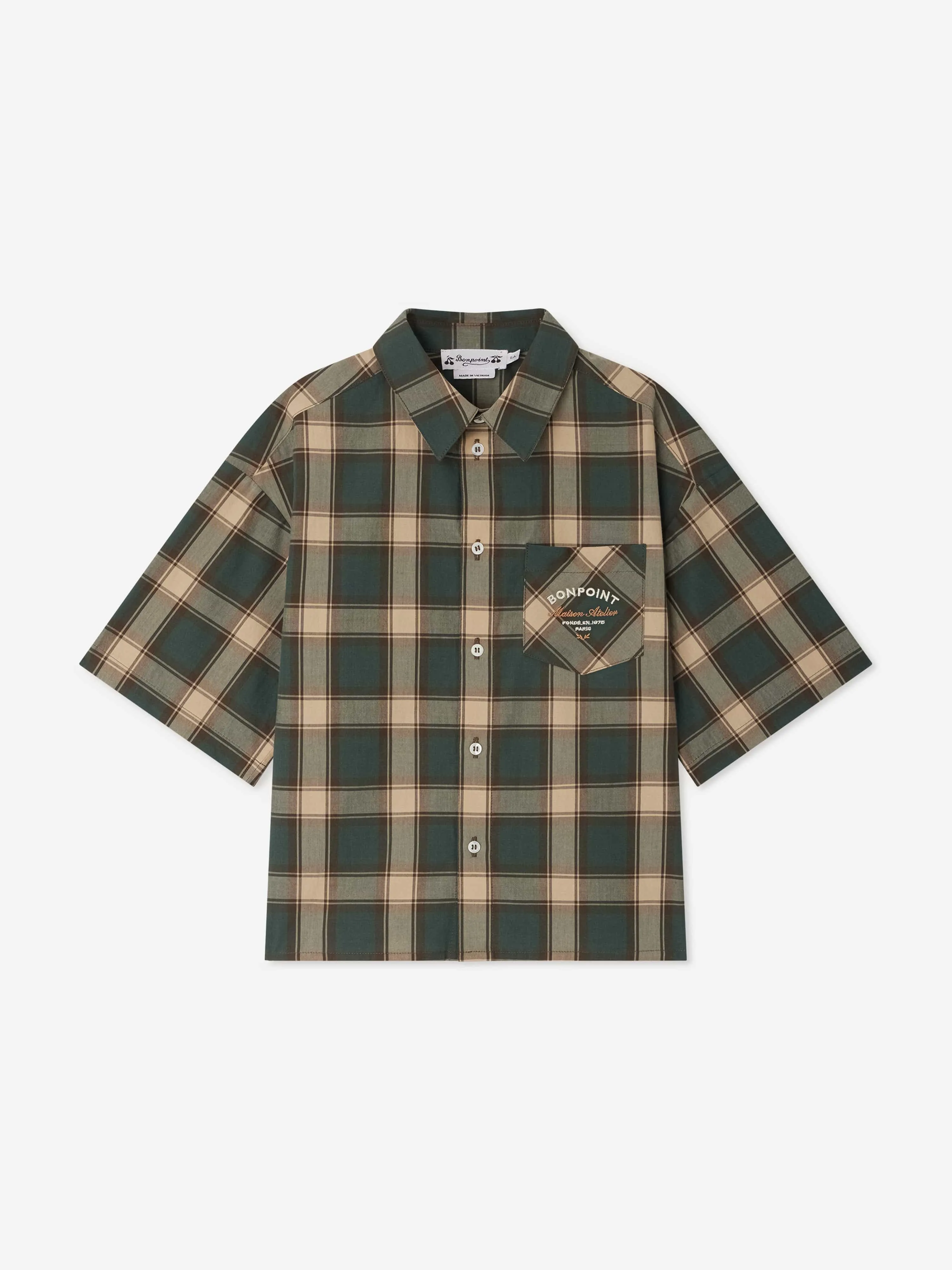 Boys Elyas Shirt in Green