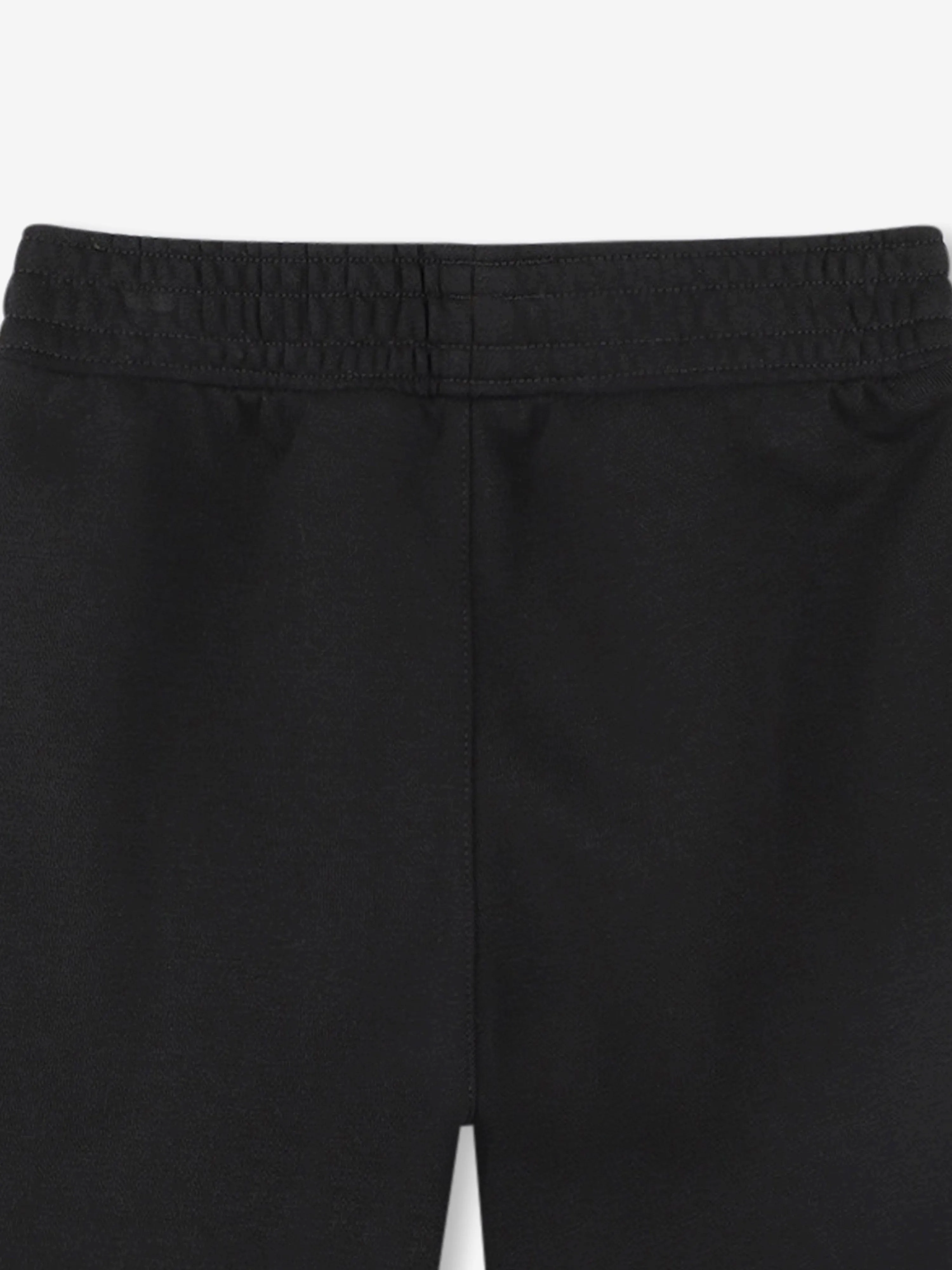 Boys Embroidered Logo Shorts in Black