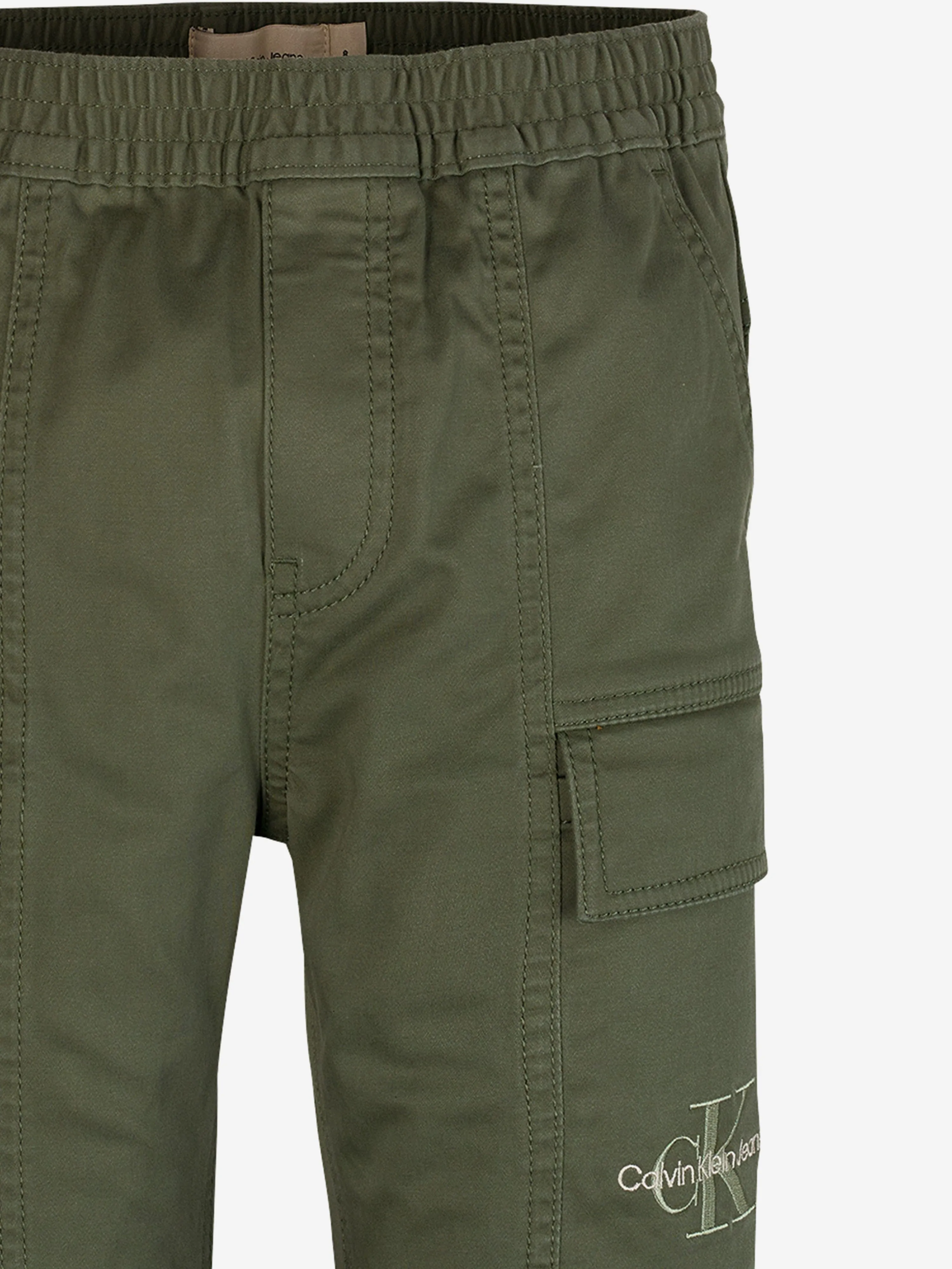 Boys Essential Cargo Trousers in Green