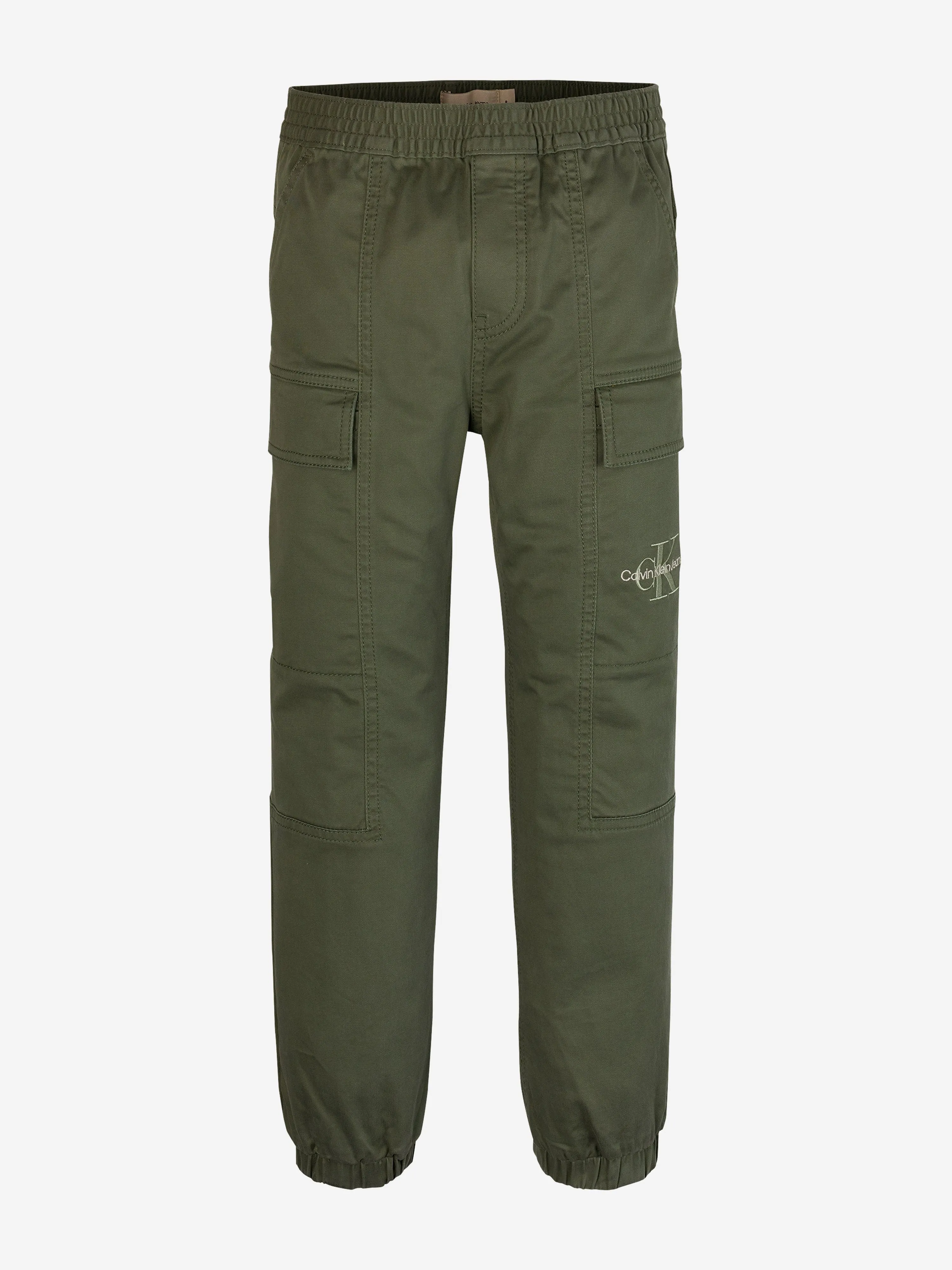 Boys Essential Cargo Trousers in Green