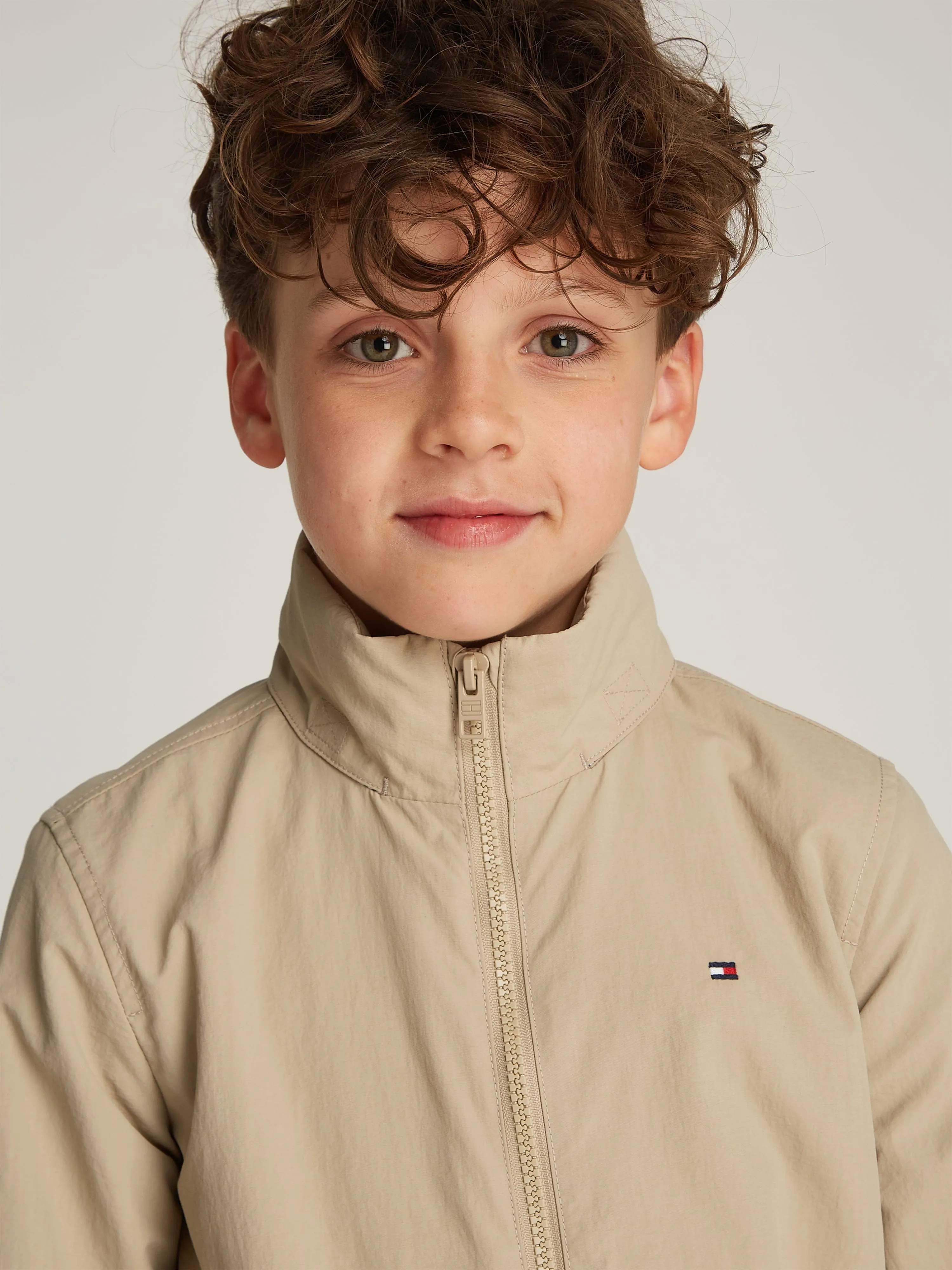 Boys Essential Jacket in Beige