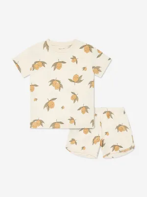 Boys Famo Short Set in Ivory