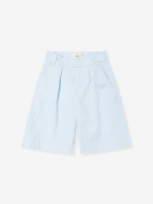 Boys FF Jacquard Shorts in Blue