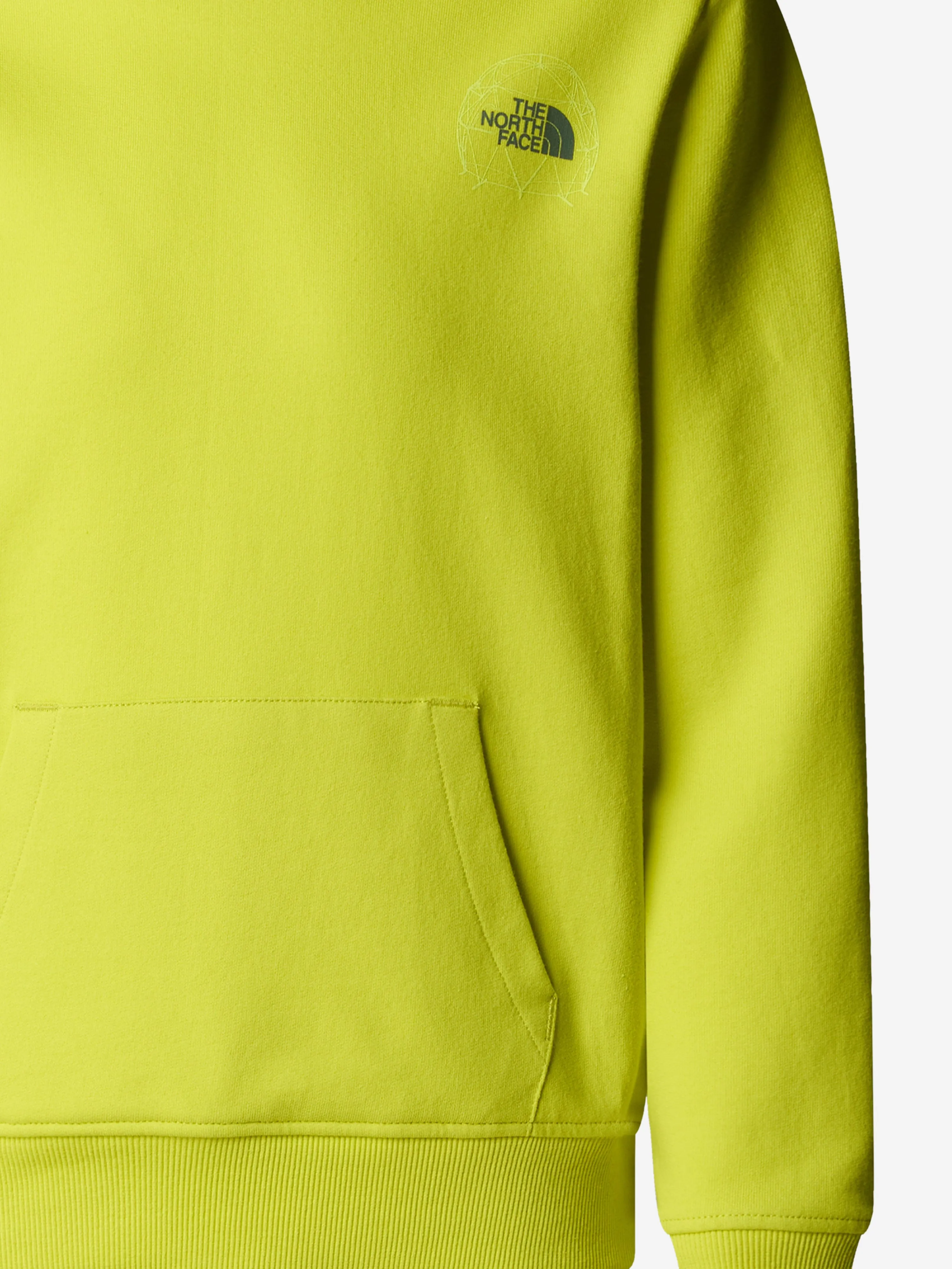 Boys Graphic Relaxed Hoodie in Yellow