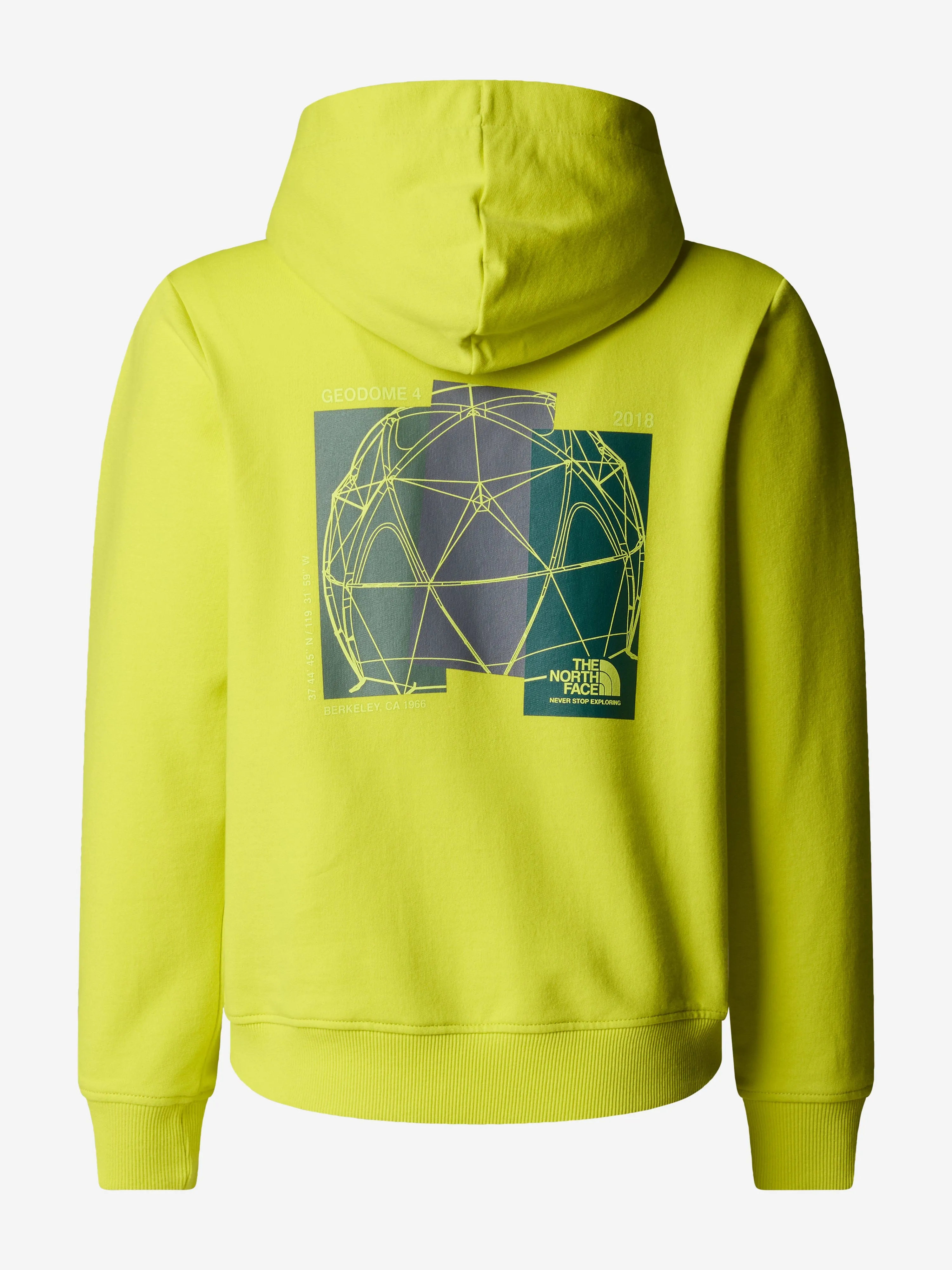 Boys Graphic Relaxed Hoodie in Yellow