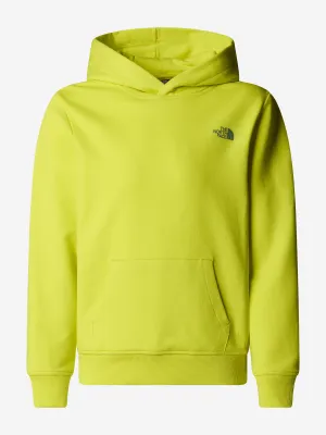 Boys Graphic Relaxed Hoodie in Yellow