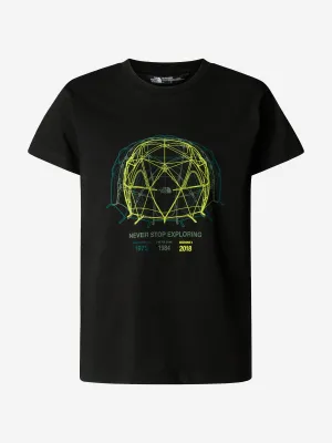 Boys Graphic Relaxed T-Shirt in Black