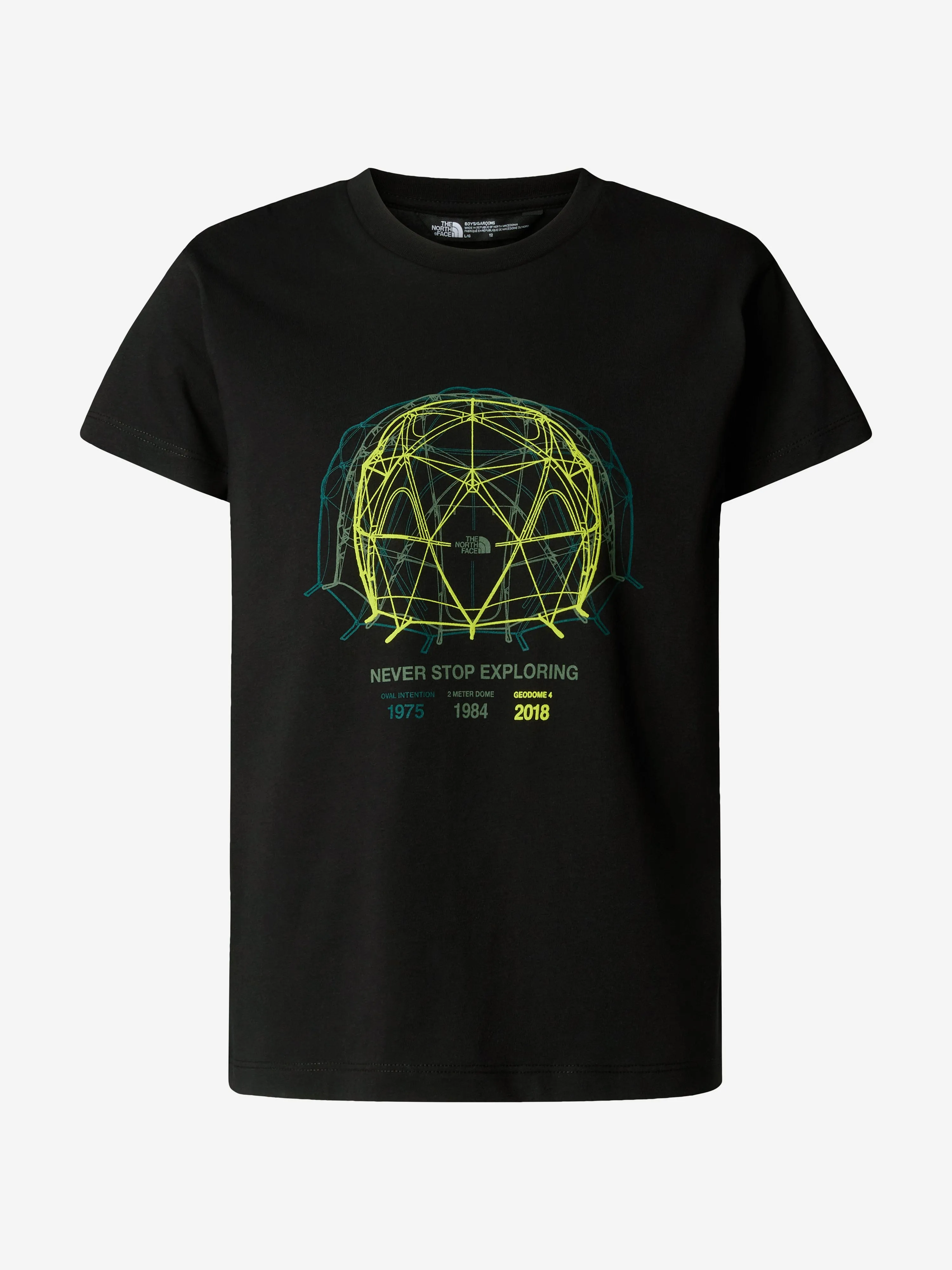 Boys Graphic Relaxed T-Shirt in Black