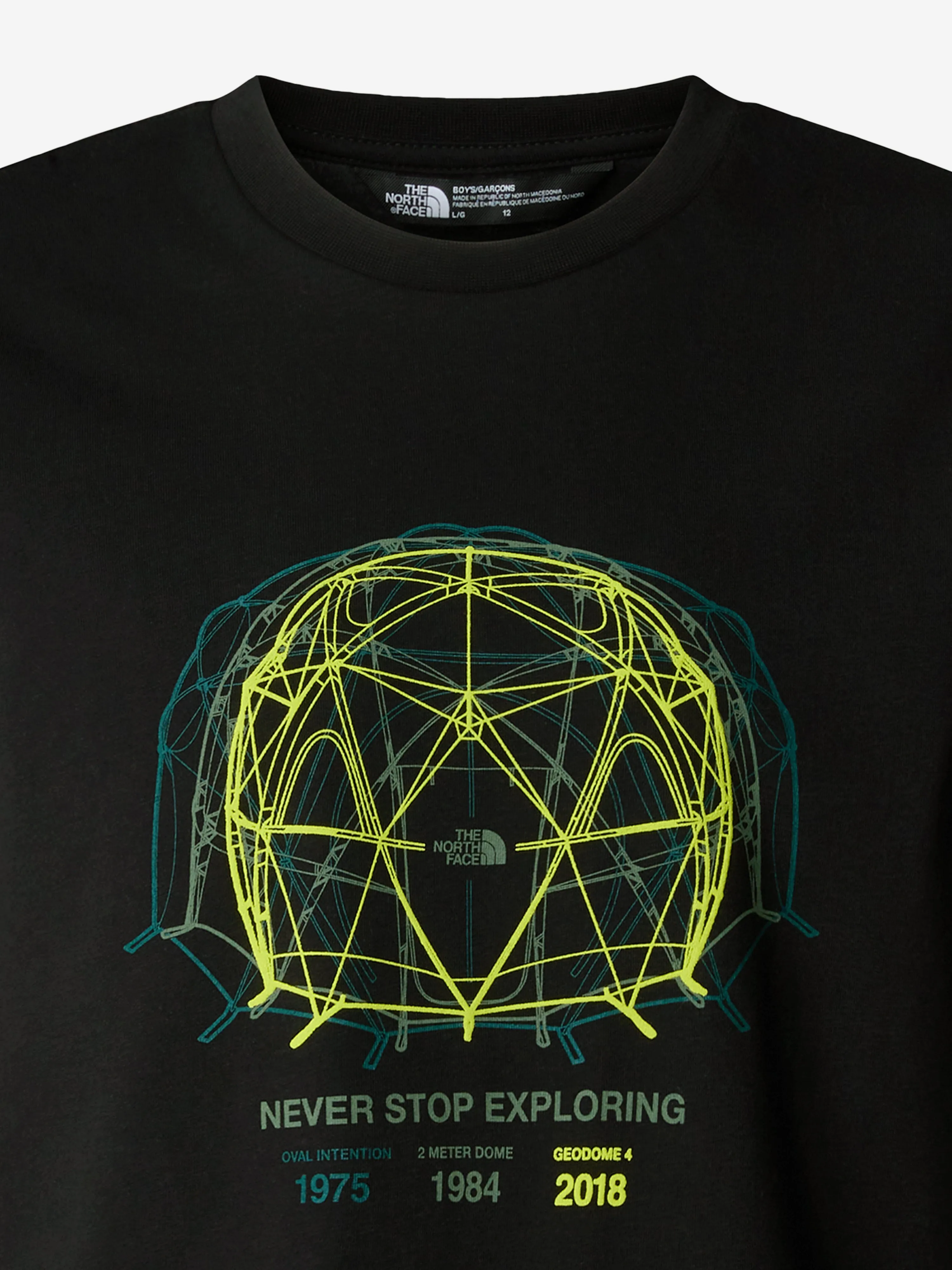 Boys Graphic Relaxed T-Shirt in Black