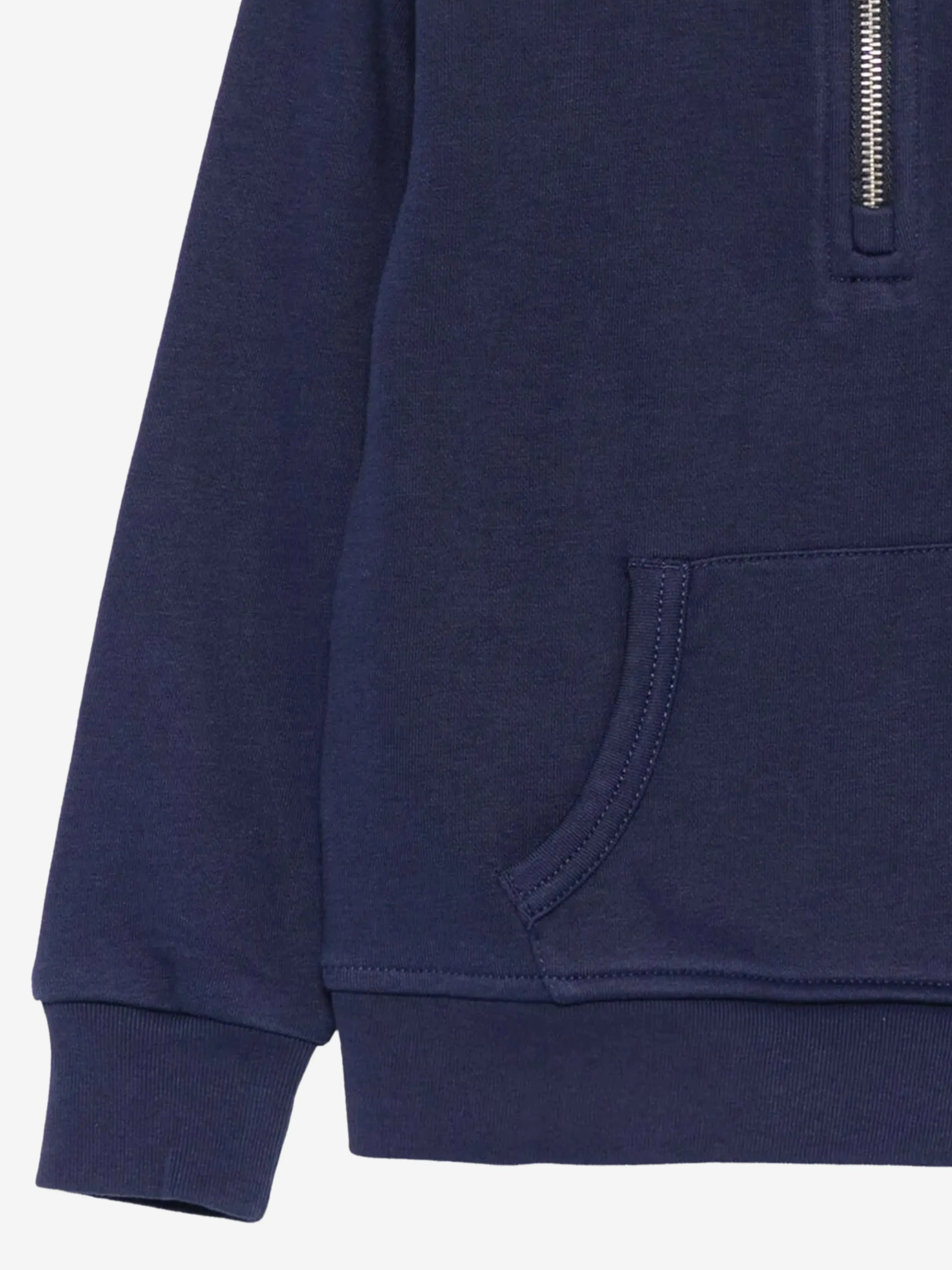 Boys Half Zip Sweatshirt in Navy