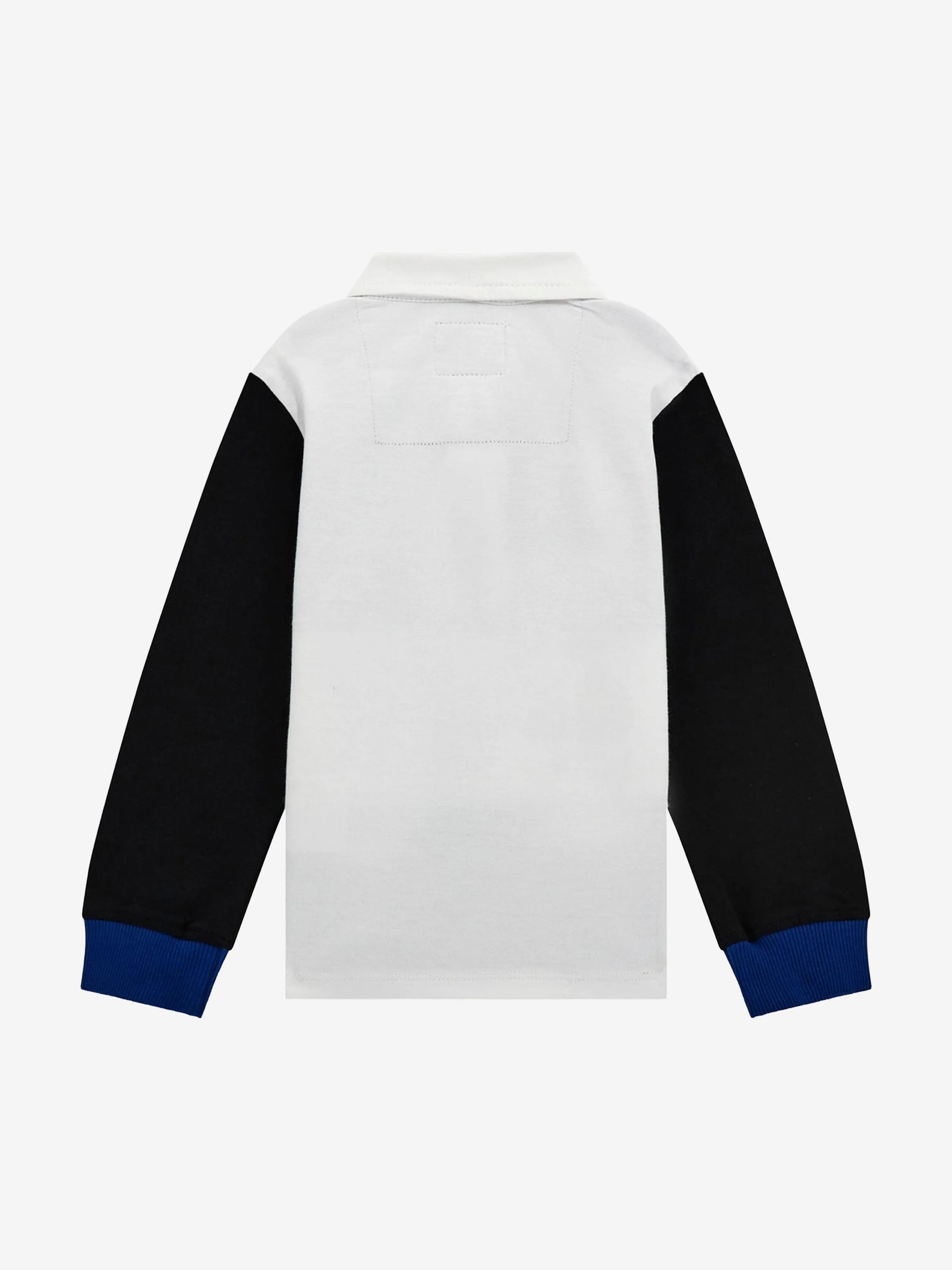 Boys Heavy Jersey Polo Shirt in Blue