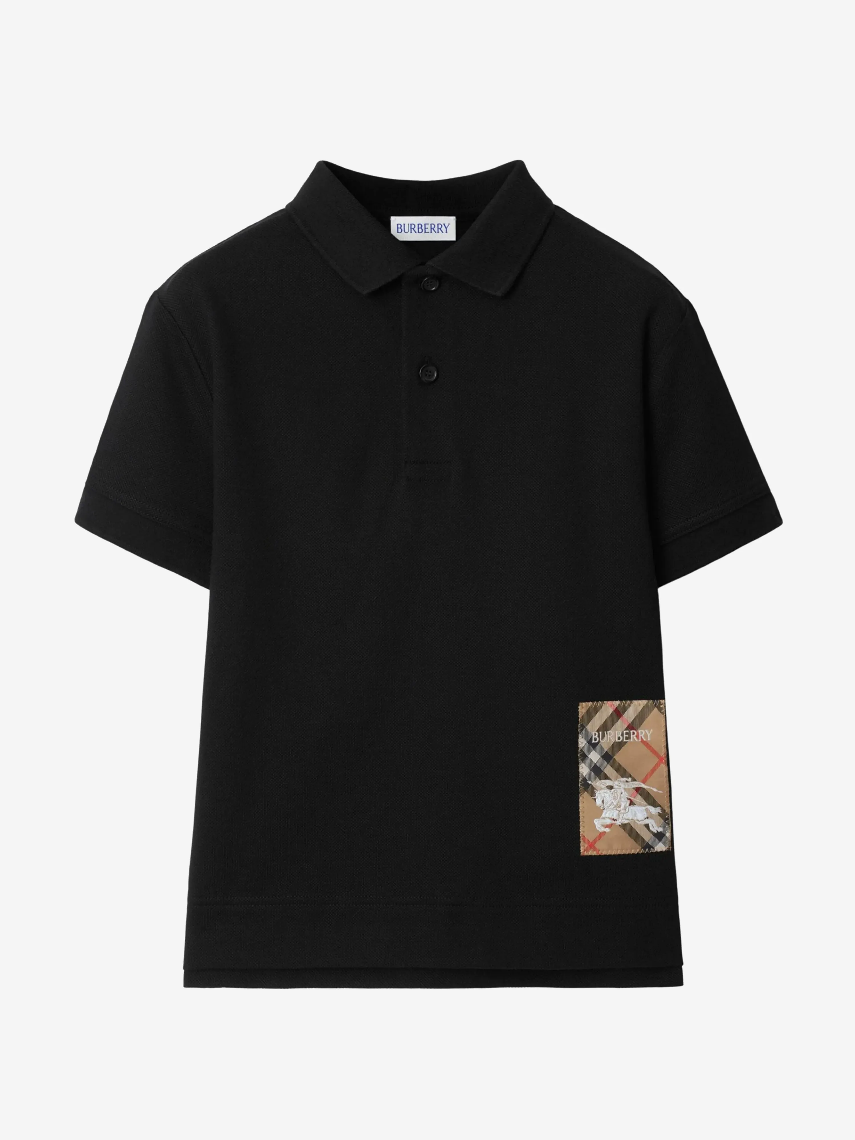 Boys Johane EKD Polo Shirt in Black