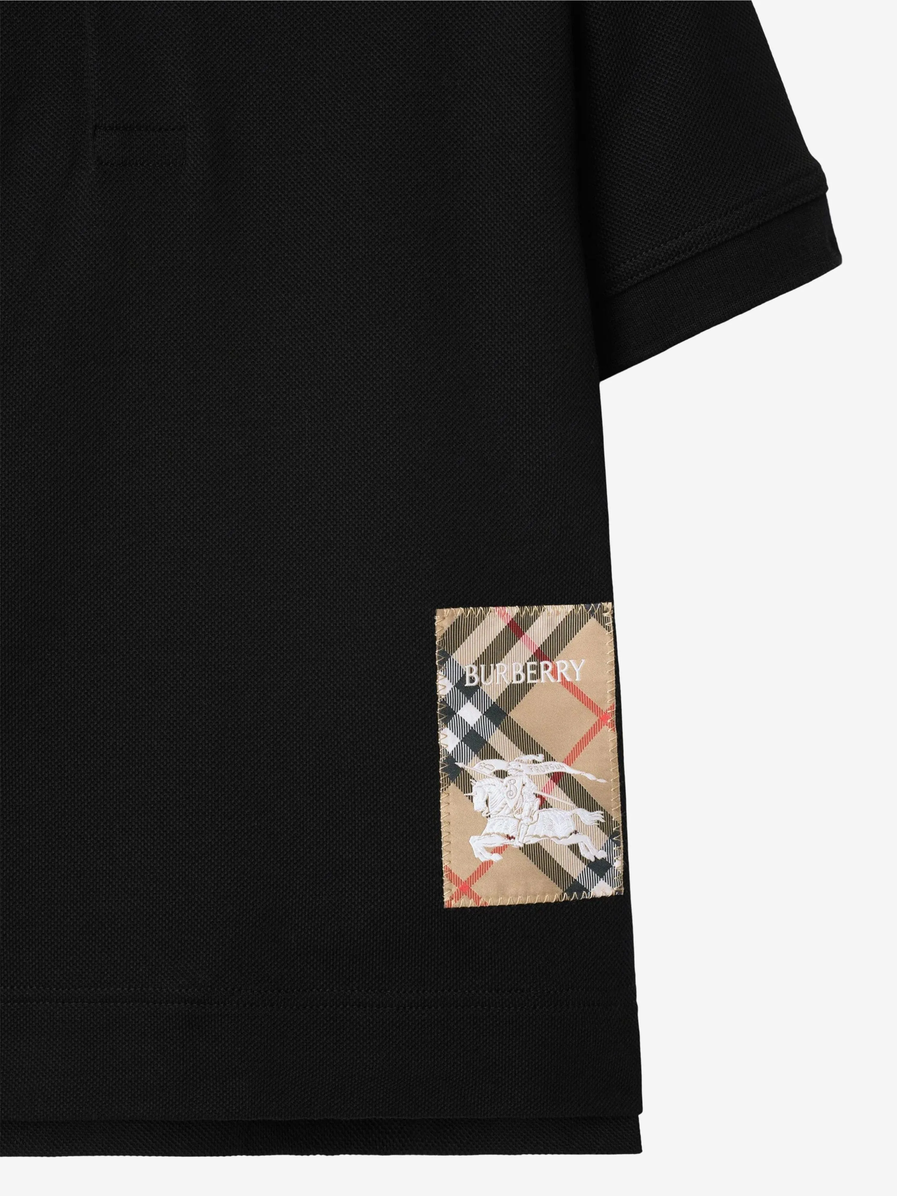 Boys Johane EKD Polo Shirt in Black