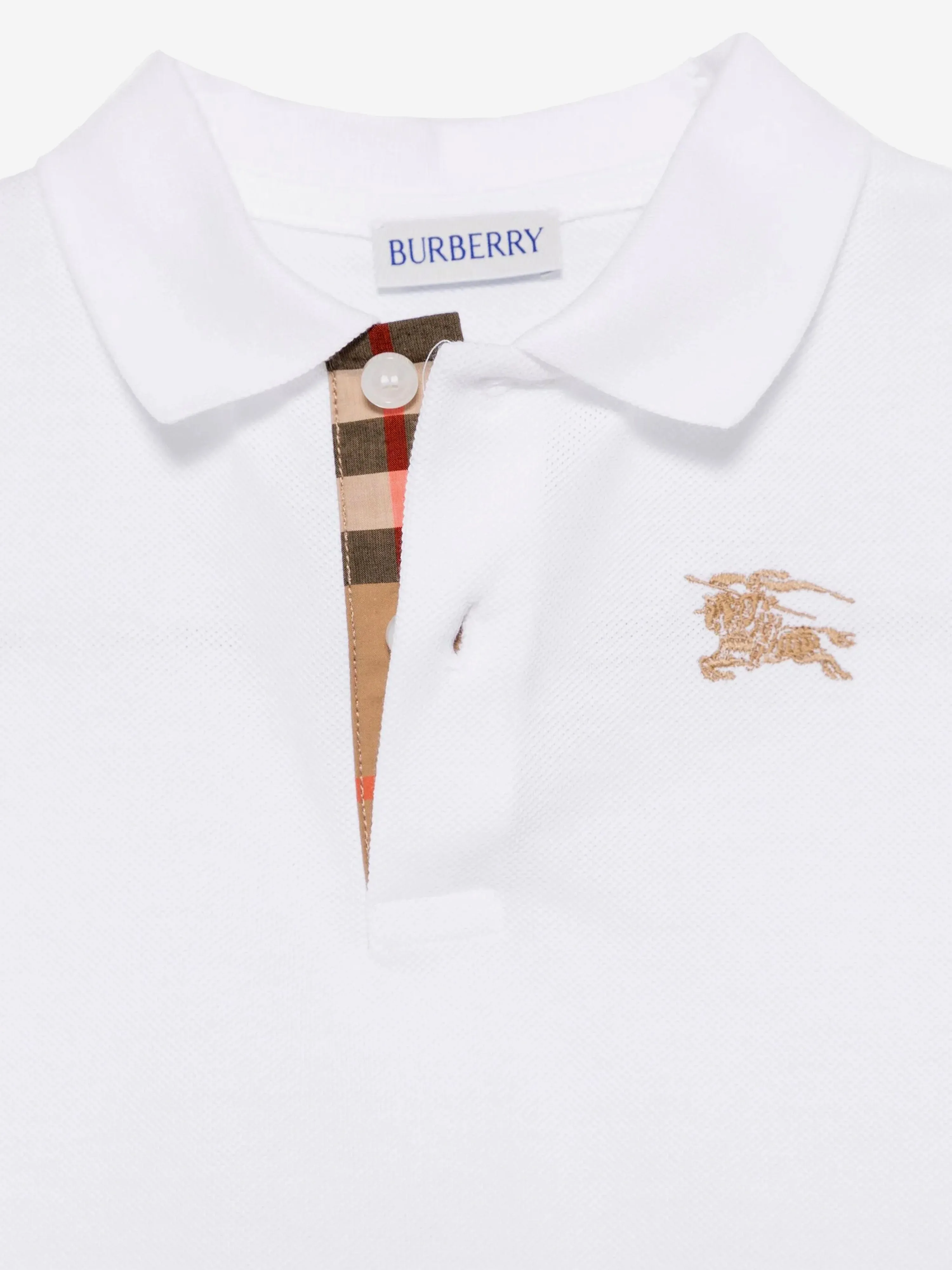 Boys Johane EKD Polo Shirt in White
