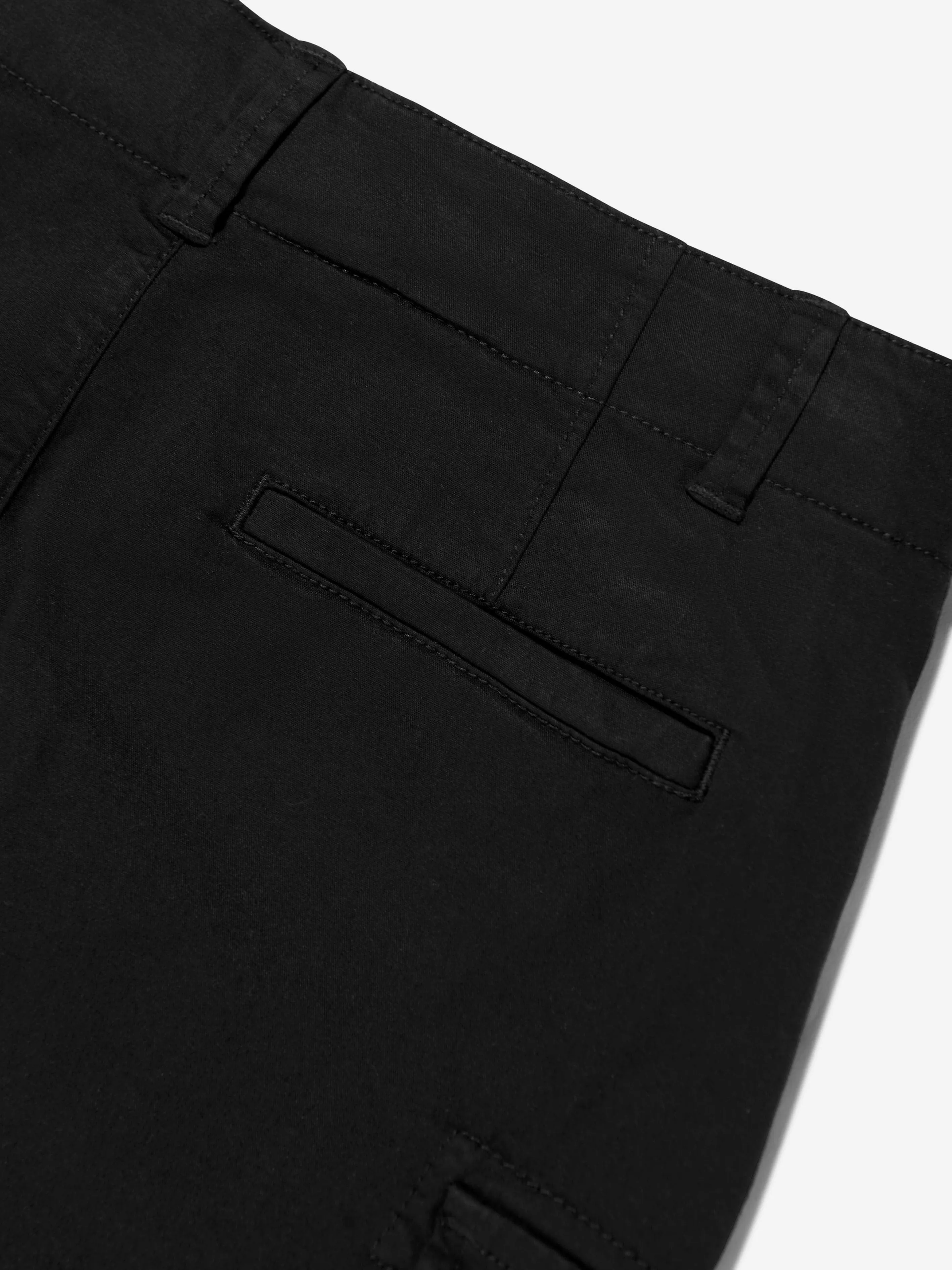 Boys Lens Cargo Shorts in Black