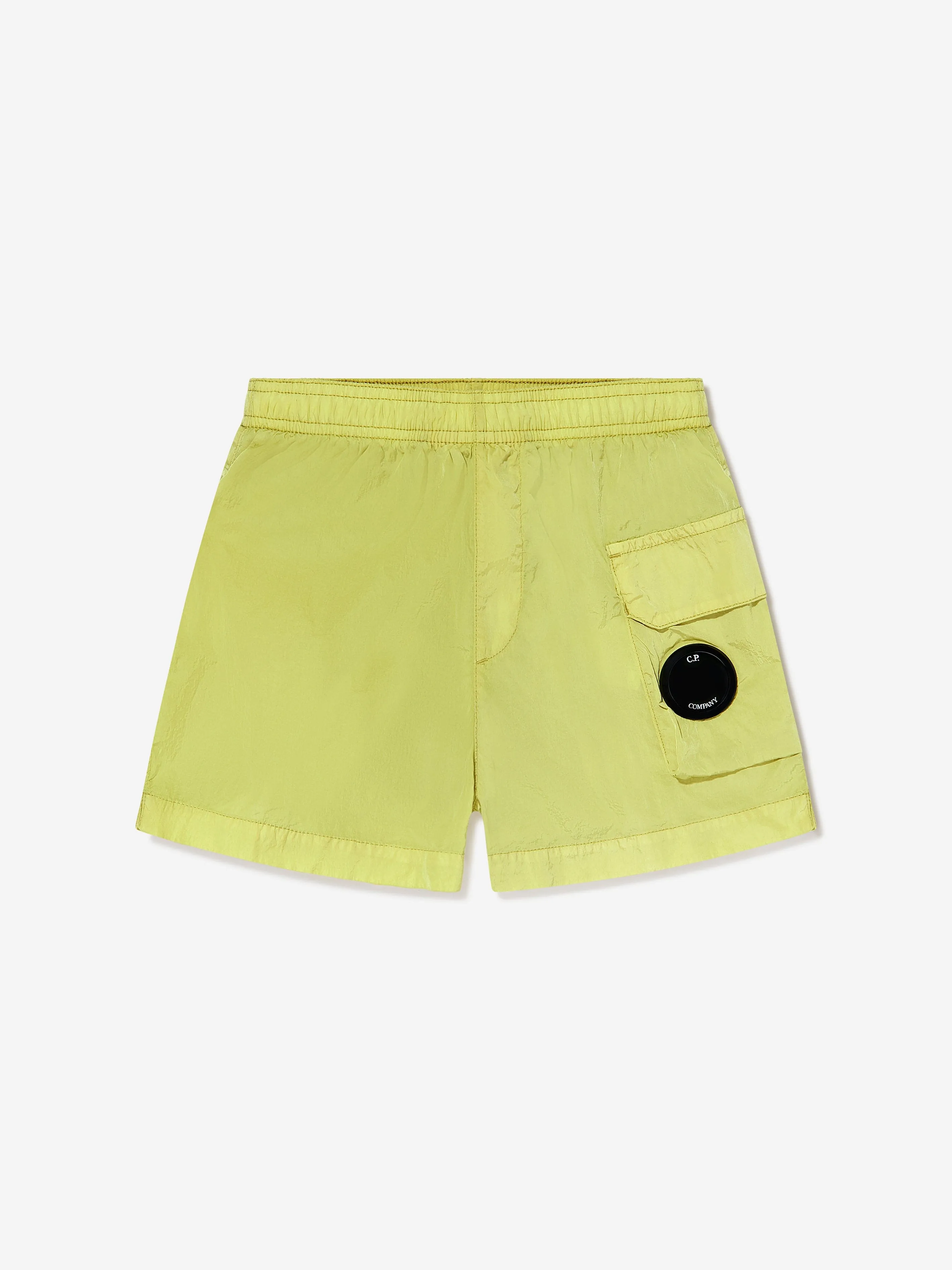 Boys Lens Pocket Swim Shorts in Green