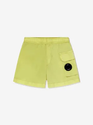 Boys Lens Pocket Swim Shorts in Green