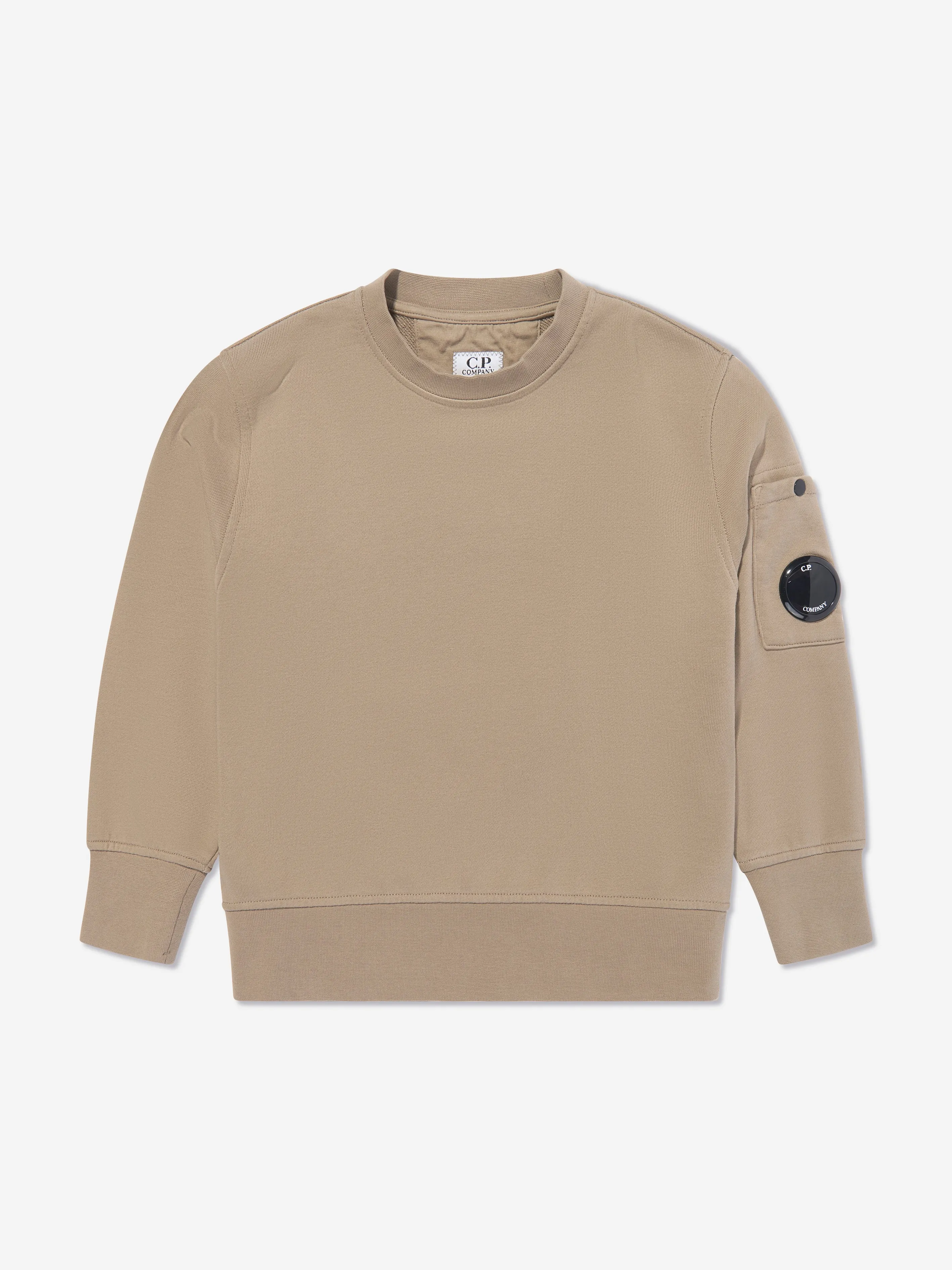 Boys Lens Sweatshirt in Beige