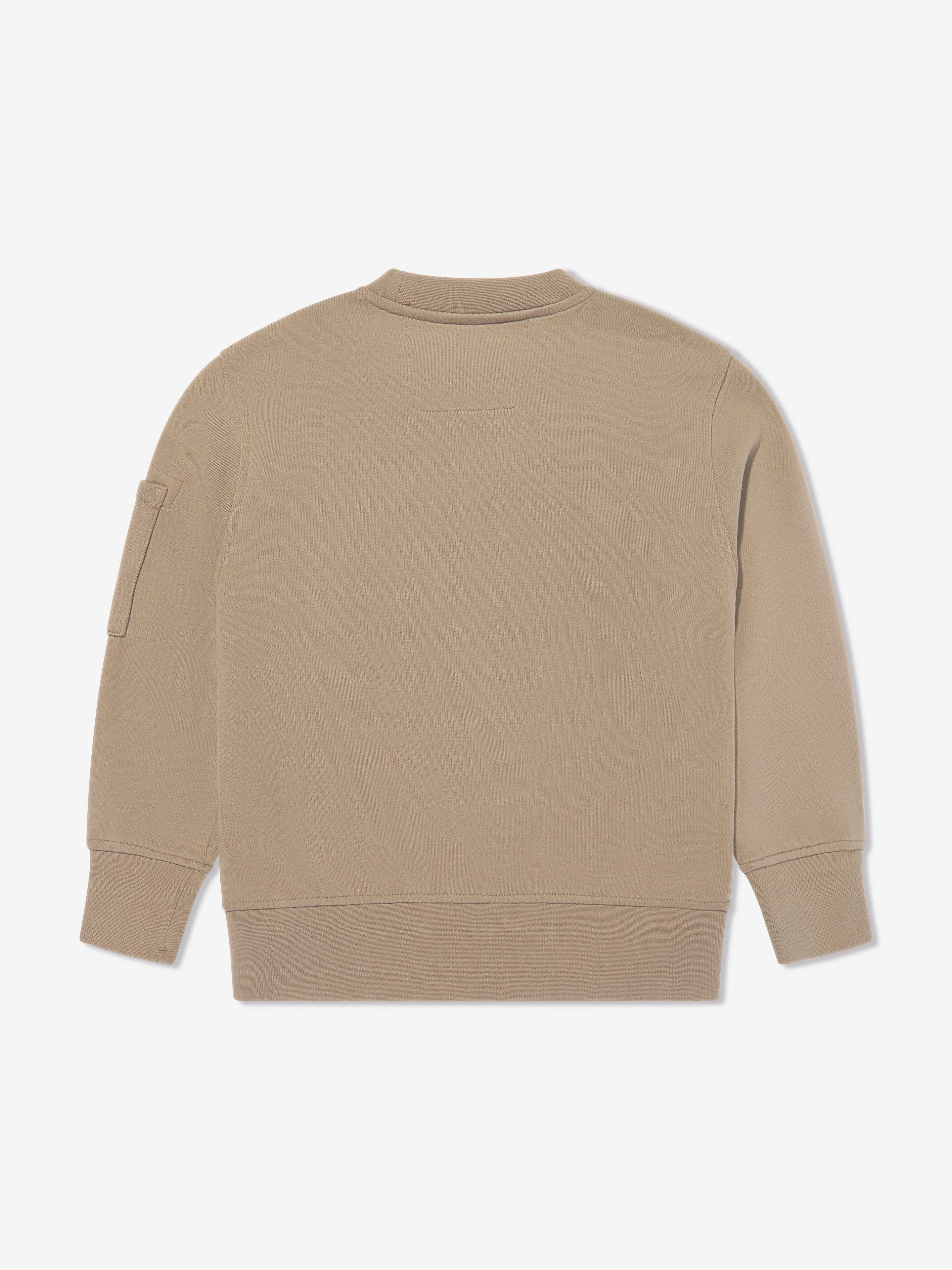 Boys Lens Sweatshirt in Beige