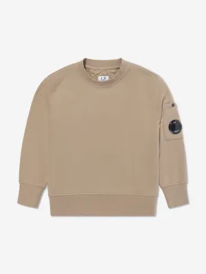 Boys Lens Sweatshirt in Beige