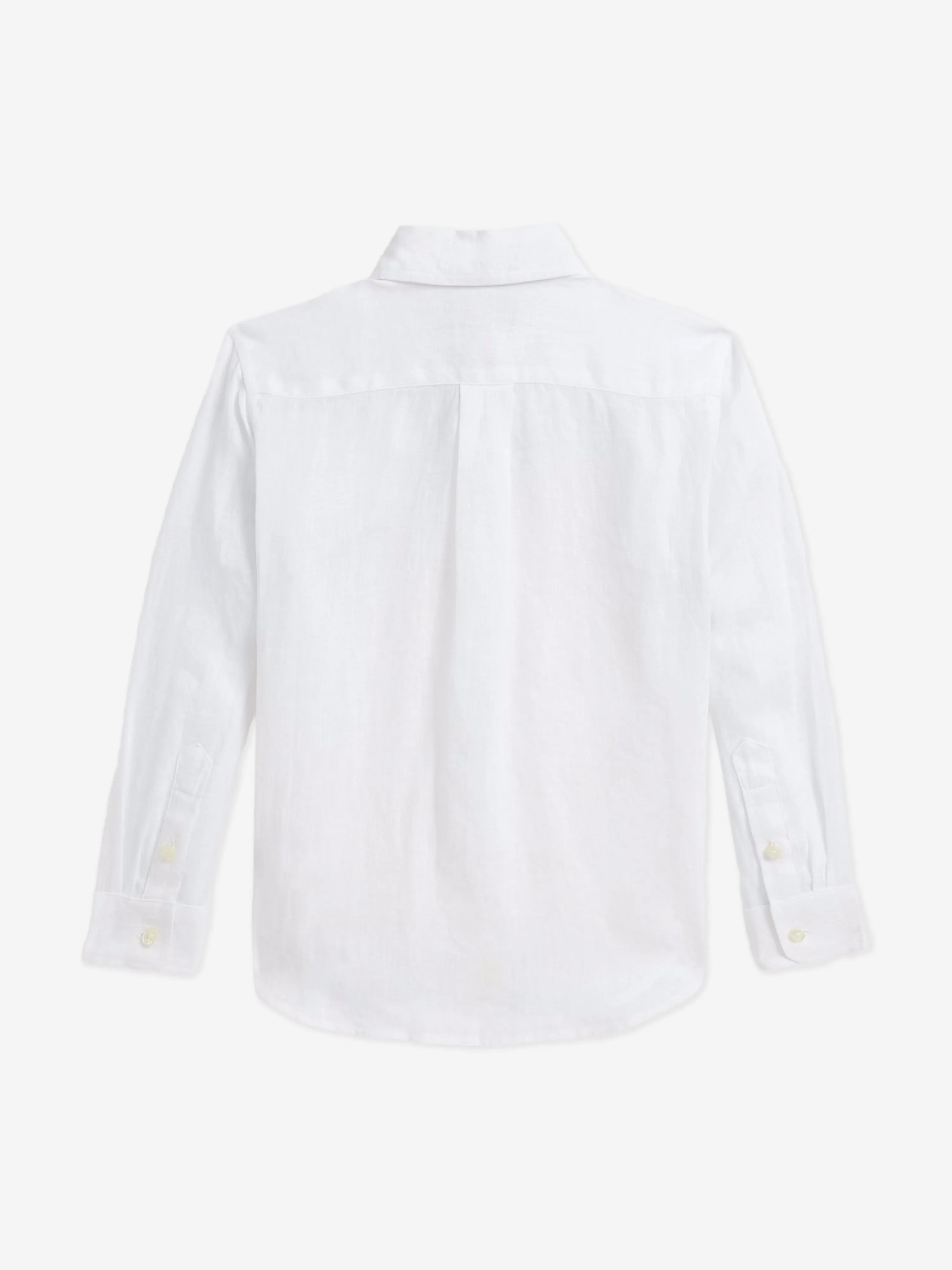 Boys Linen Shirt in White