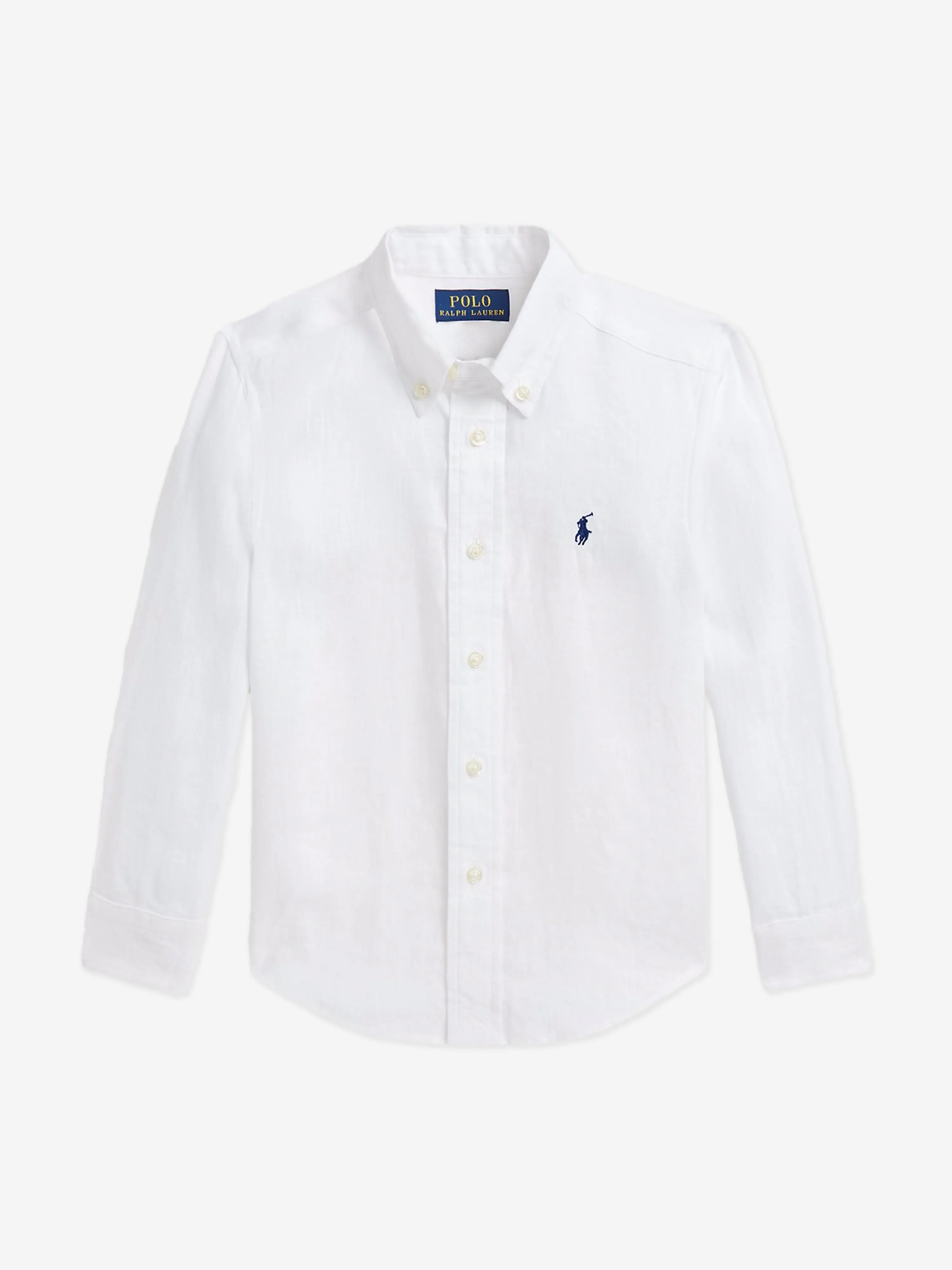 Boys Linen Shirt in White