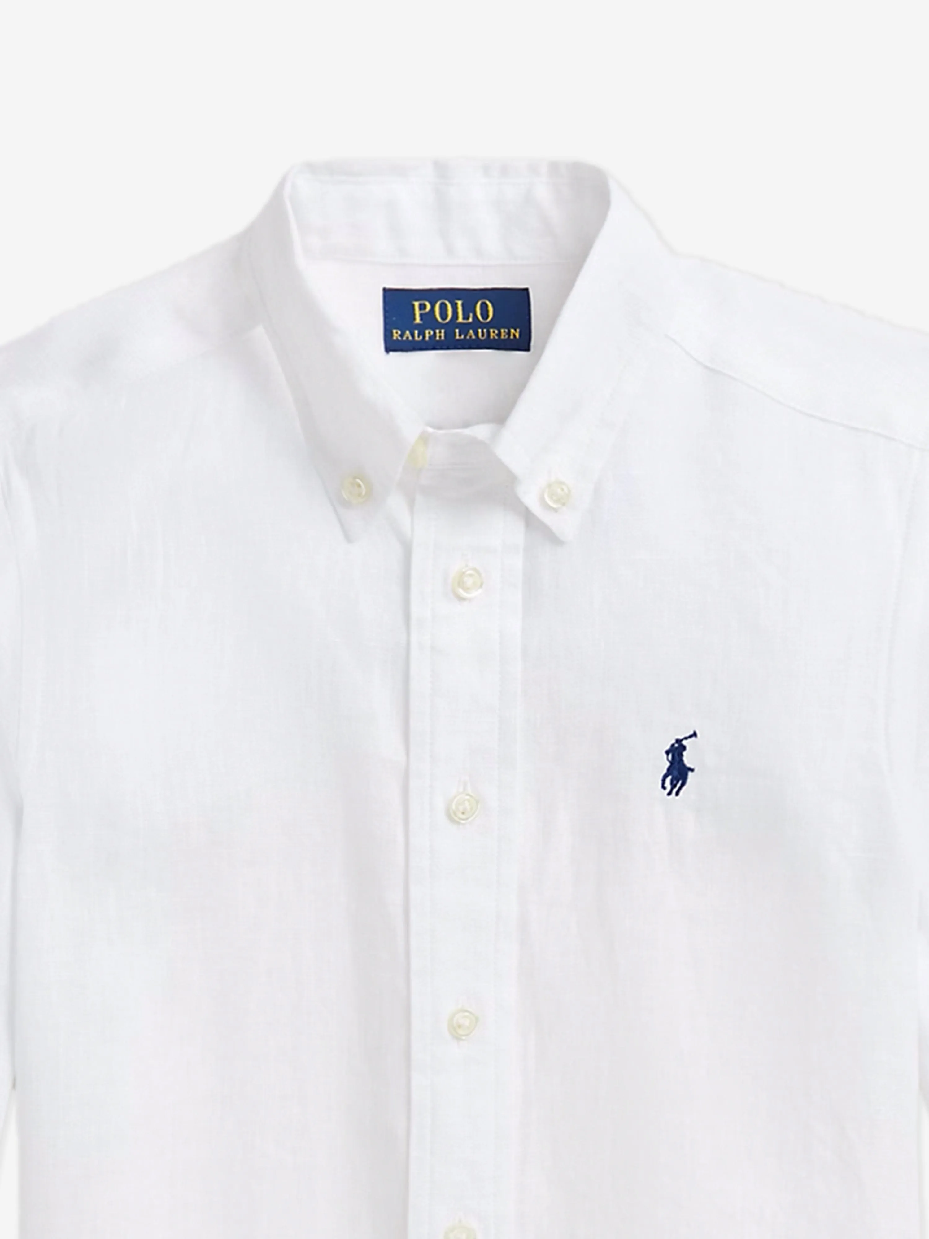 Boys Linen Shirt in White