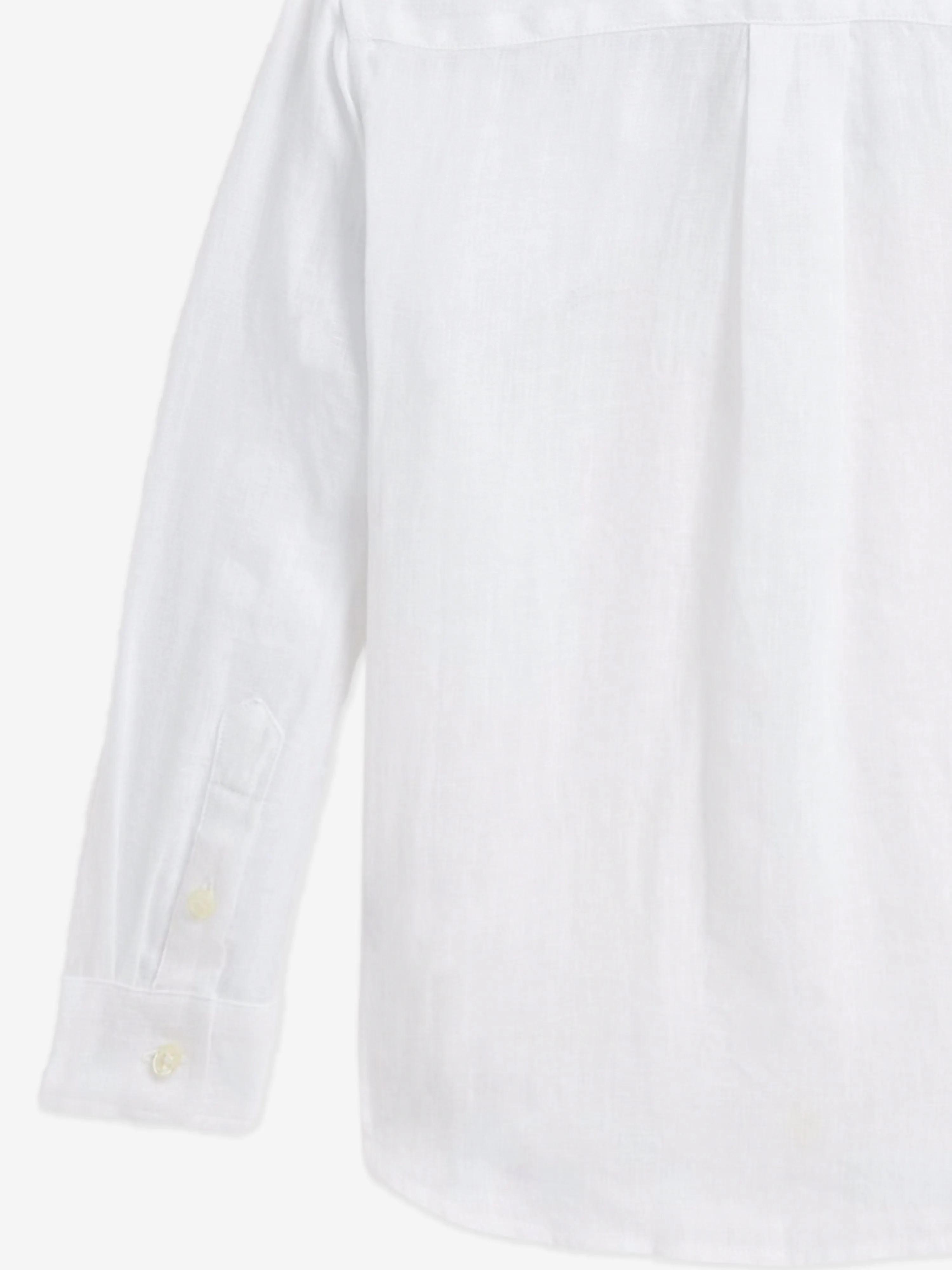 Boys Linen Shirt in White
