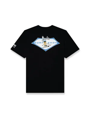 Boys Little Officer S/S Tee - Black