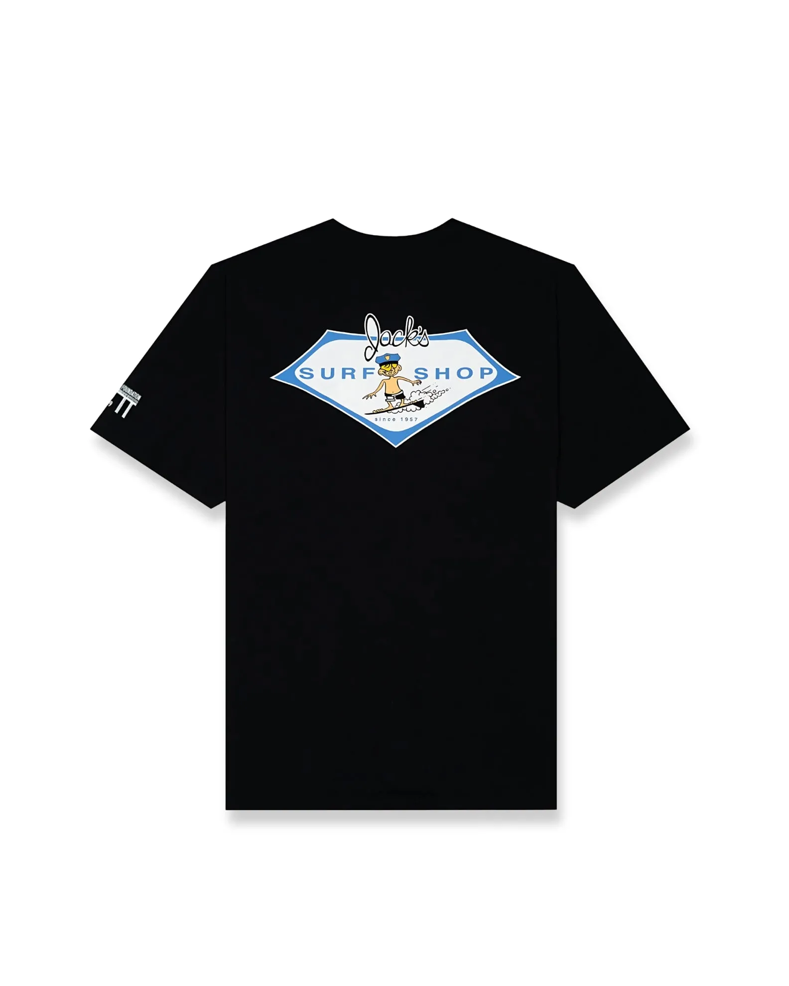 Boys Little Officer S/S Tee - Black