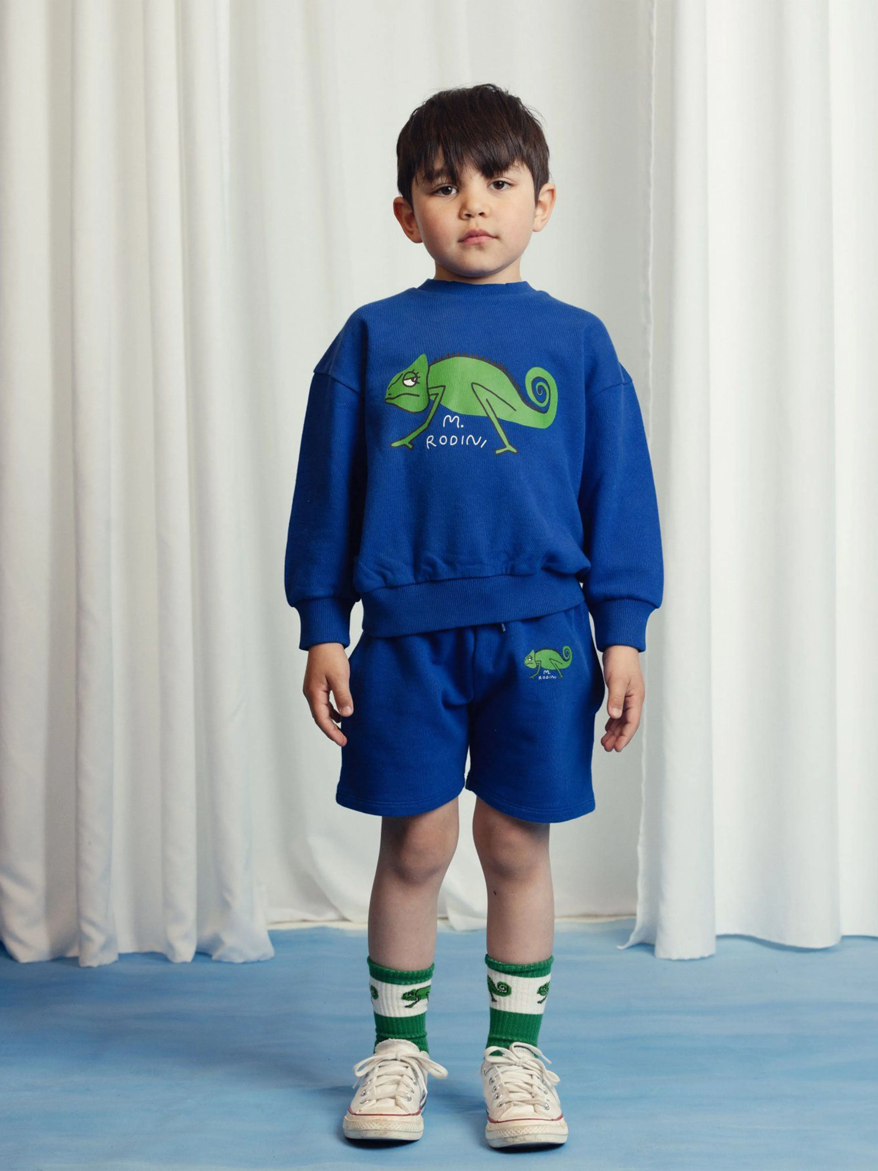 Boys Lizard Sweatshirt in Blue