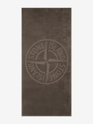 Boys Logo Beach Towel in Brown