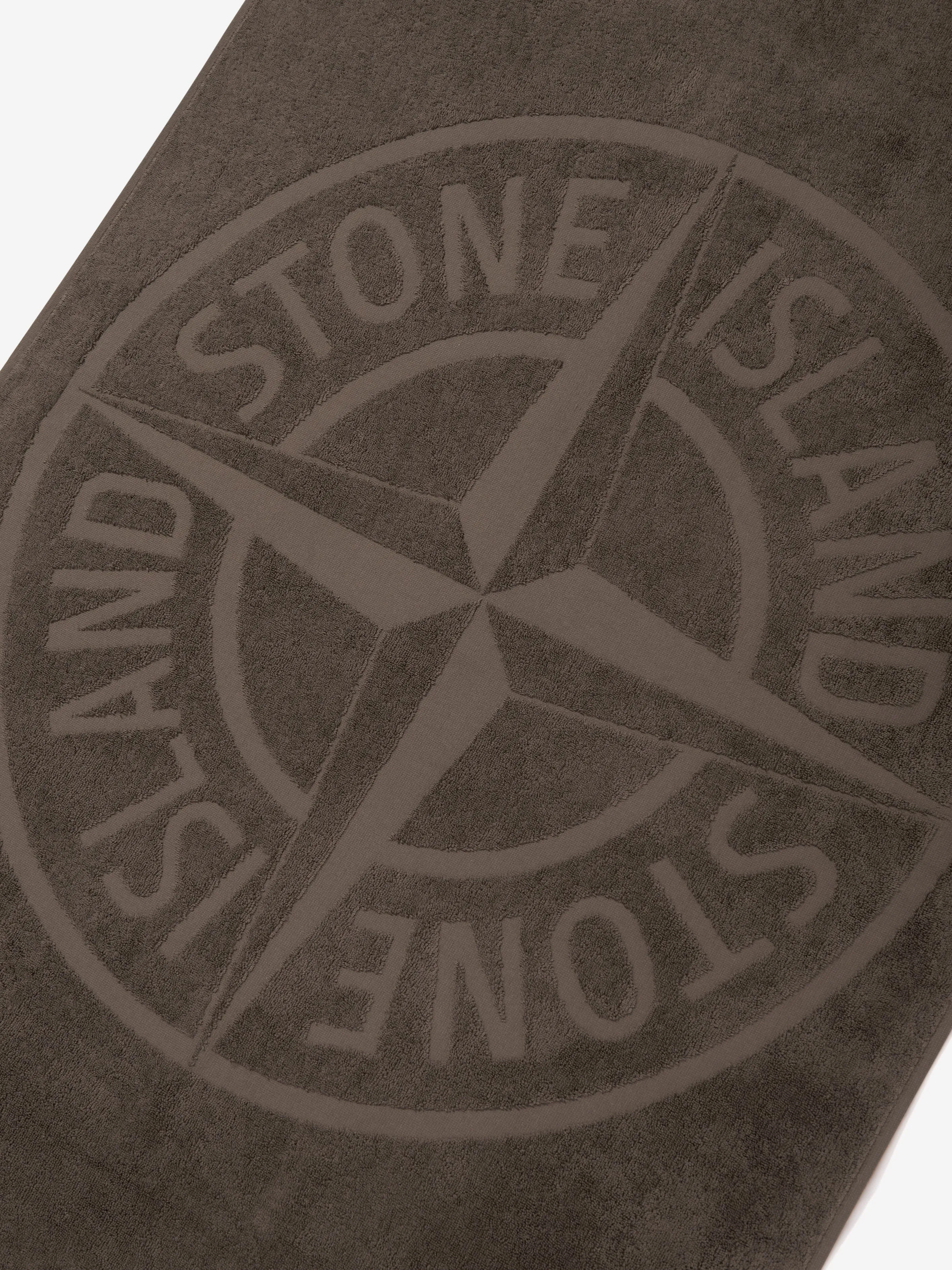 Boys Logo Beach Towel in Brown