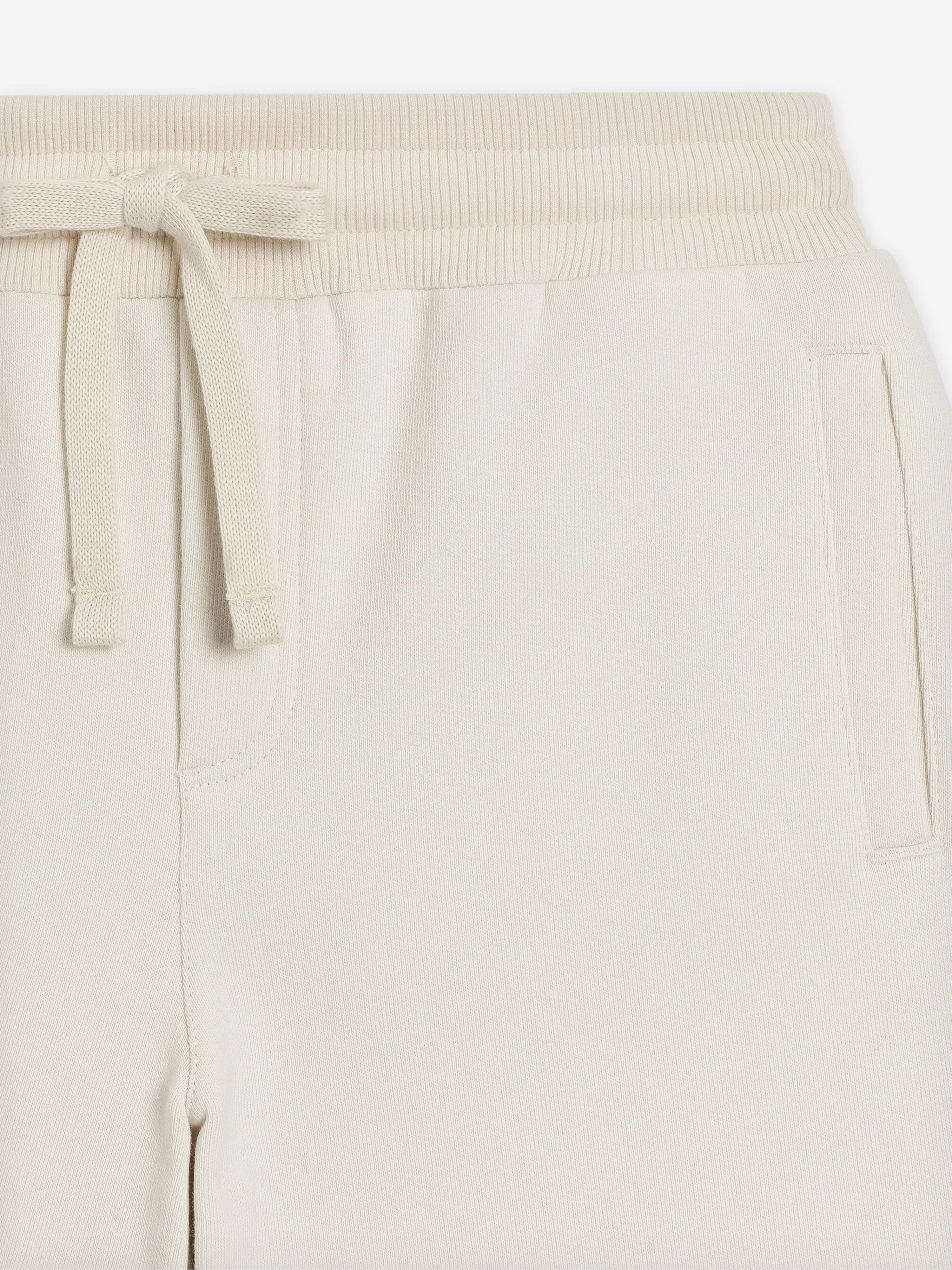 Boys Logo Bermuda Shorts in Ivory