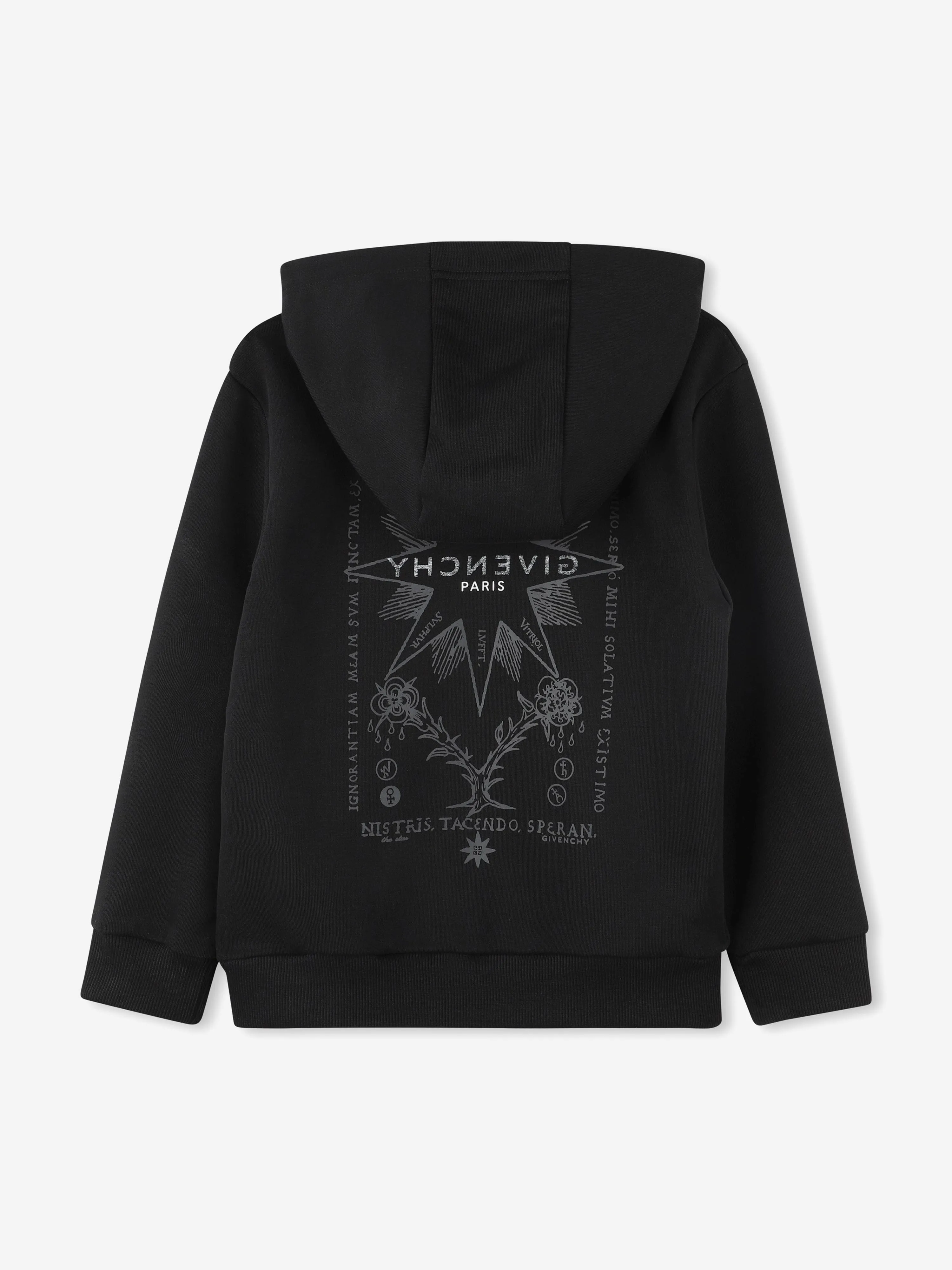Boys Logo Hoodie in Black