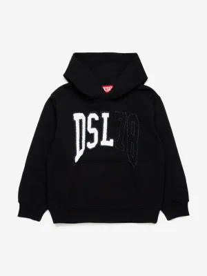 Boys Logo Hoodie in Black