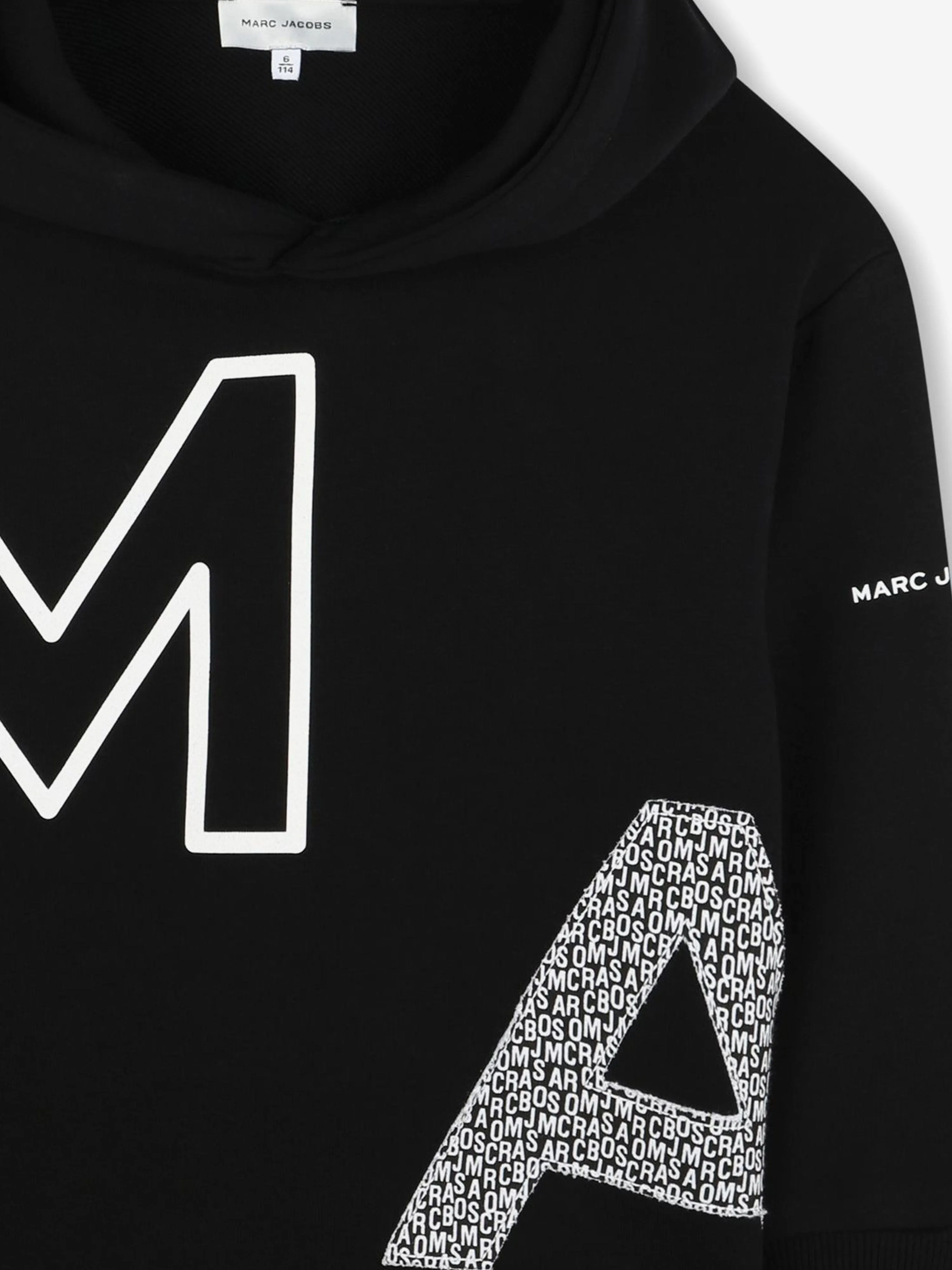 Boys Logo Hoodie in Black