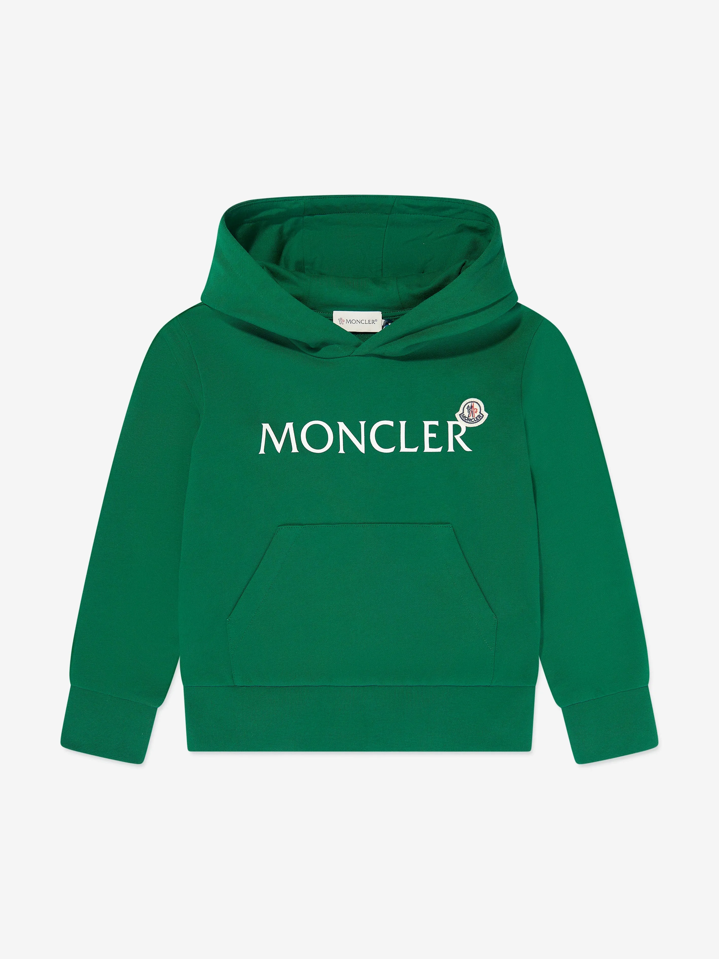 Boys Logo Hoodie in Green