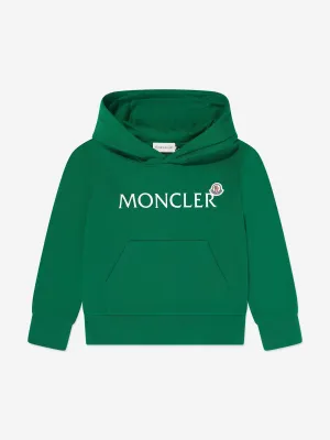 Boys Logo Hoodie in Green