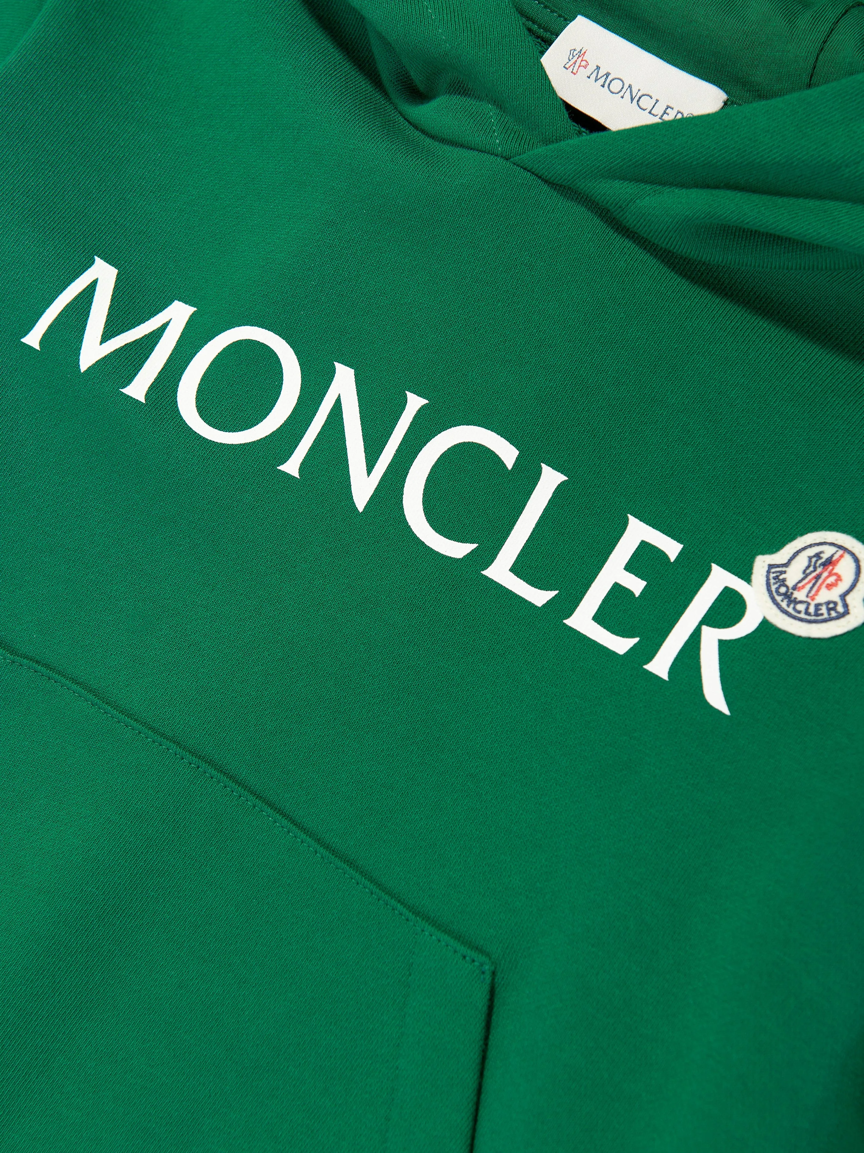 Boys Logo Hoodie in Green
