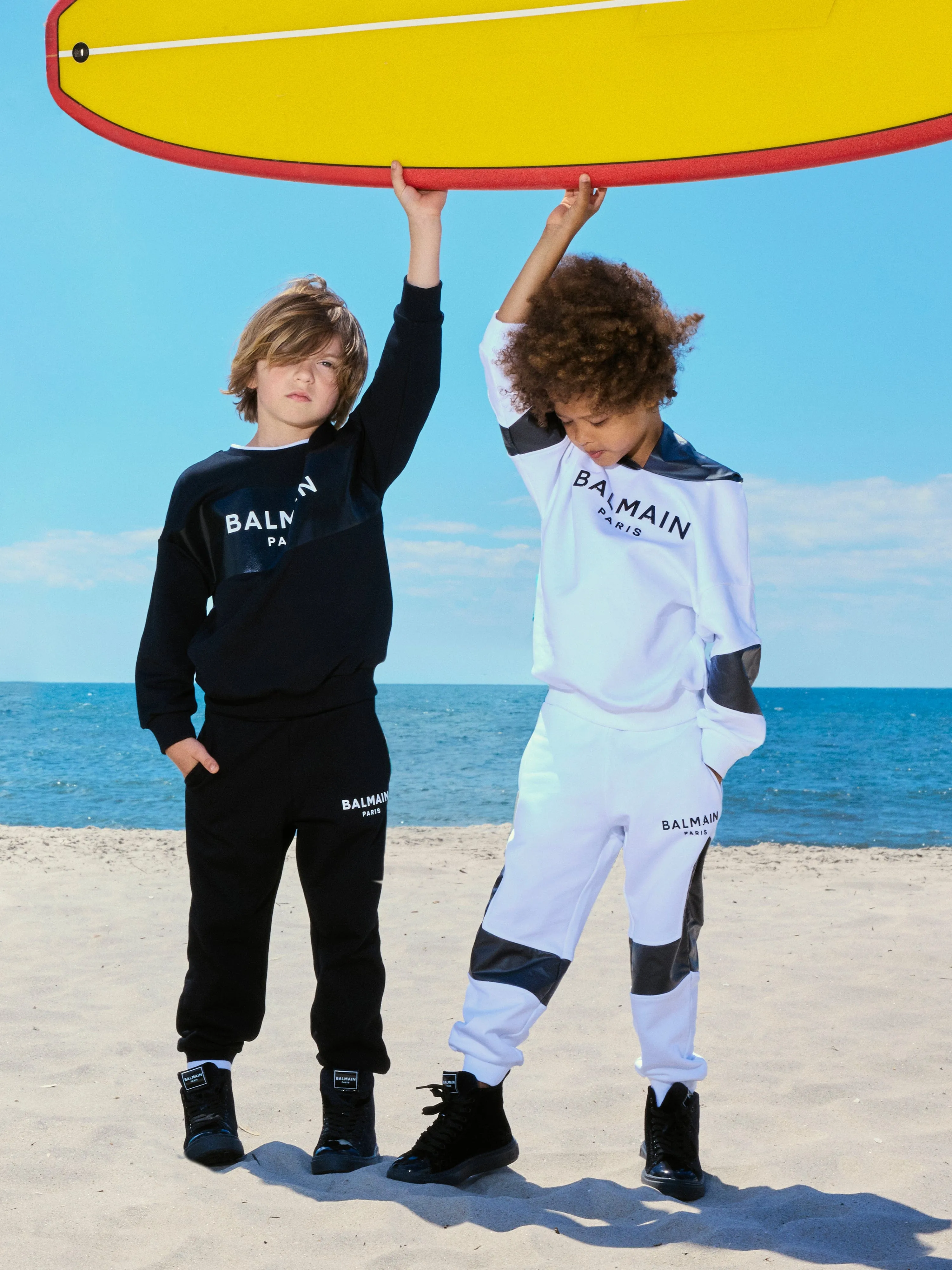Boys Logo Joggers in White
