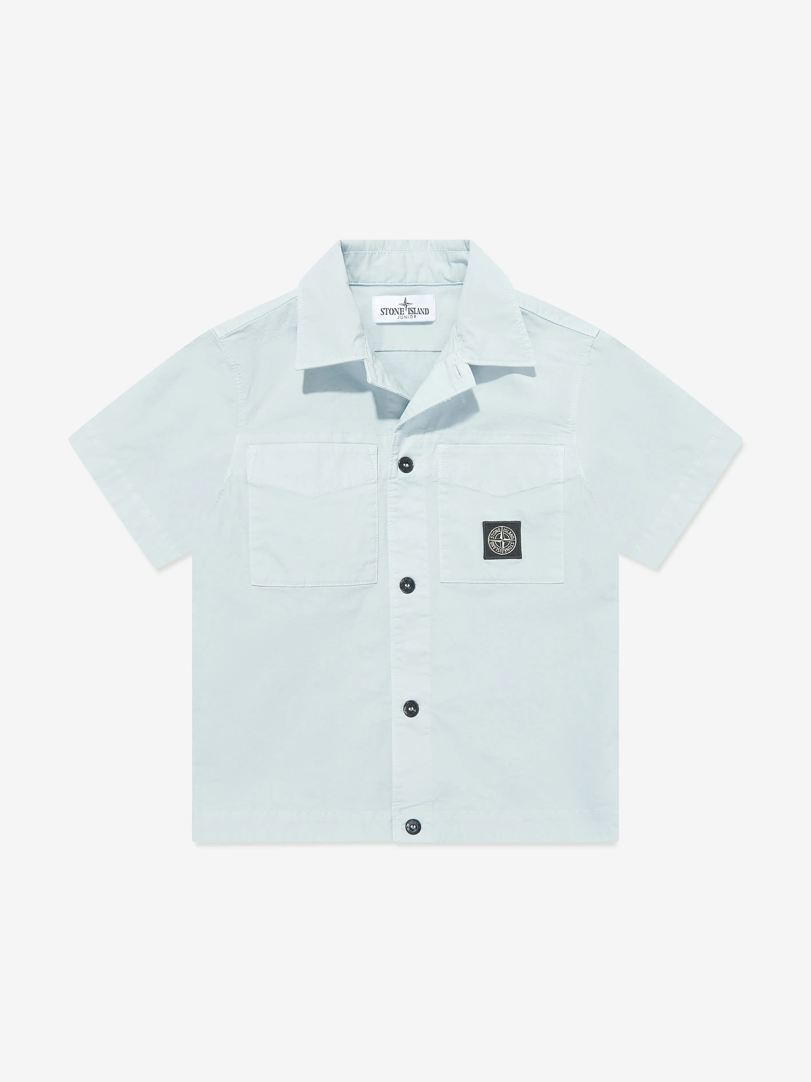 Boys Logo Pocket Shirt in Blue