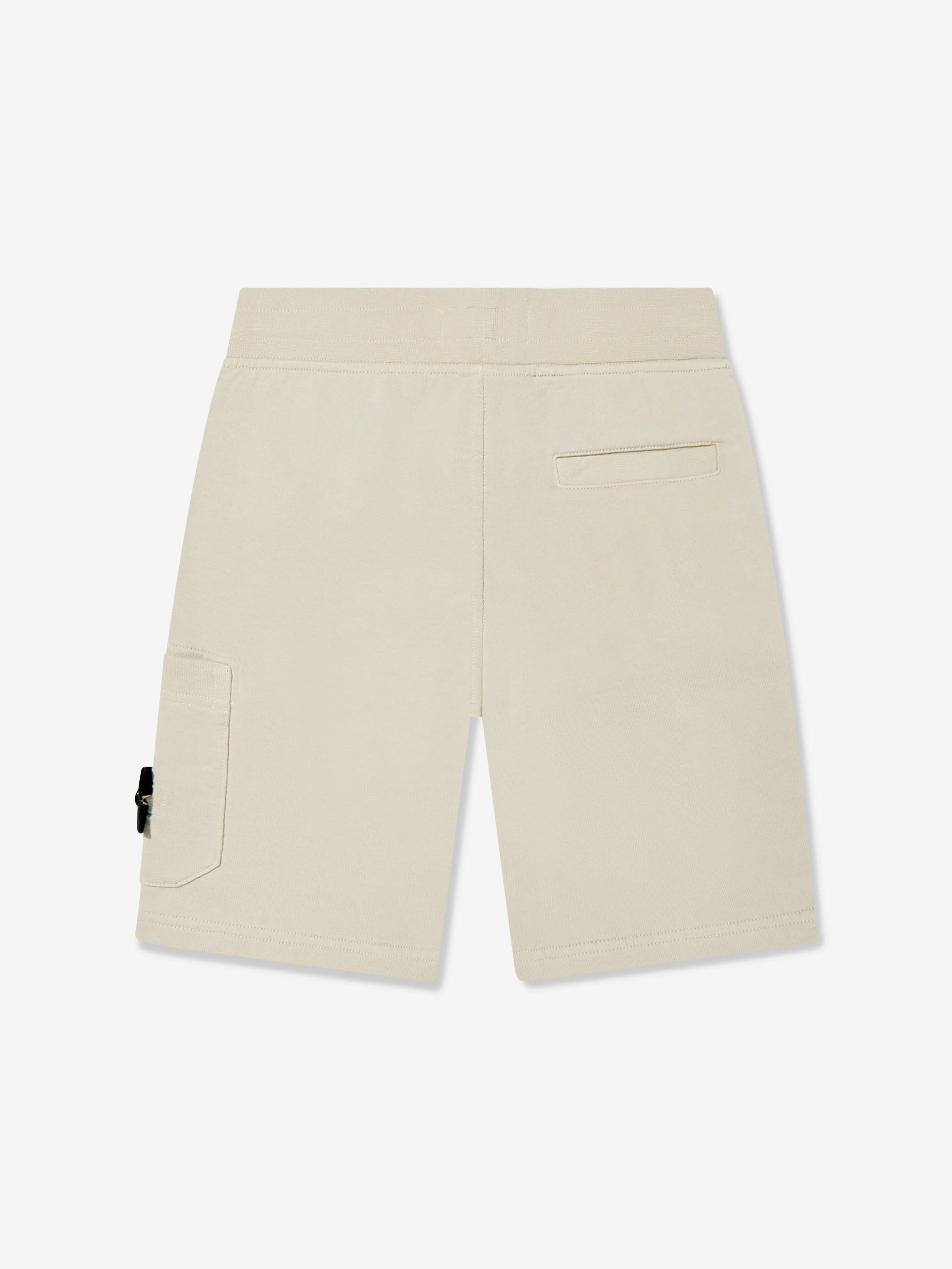 Boys Logo Pocket Shorts in Beige