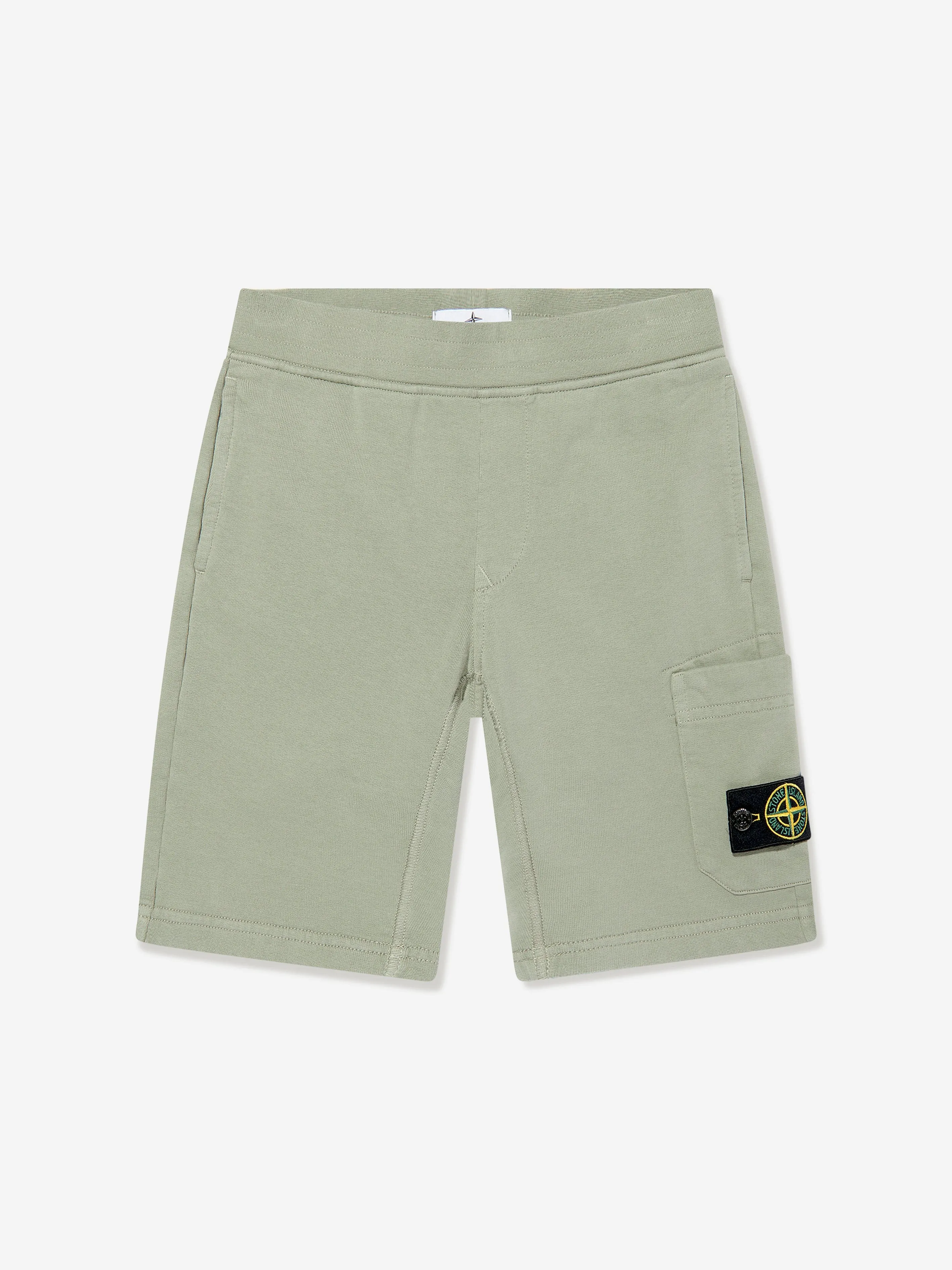 Boys Logo Pocket Shorts in Green