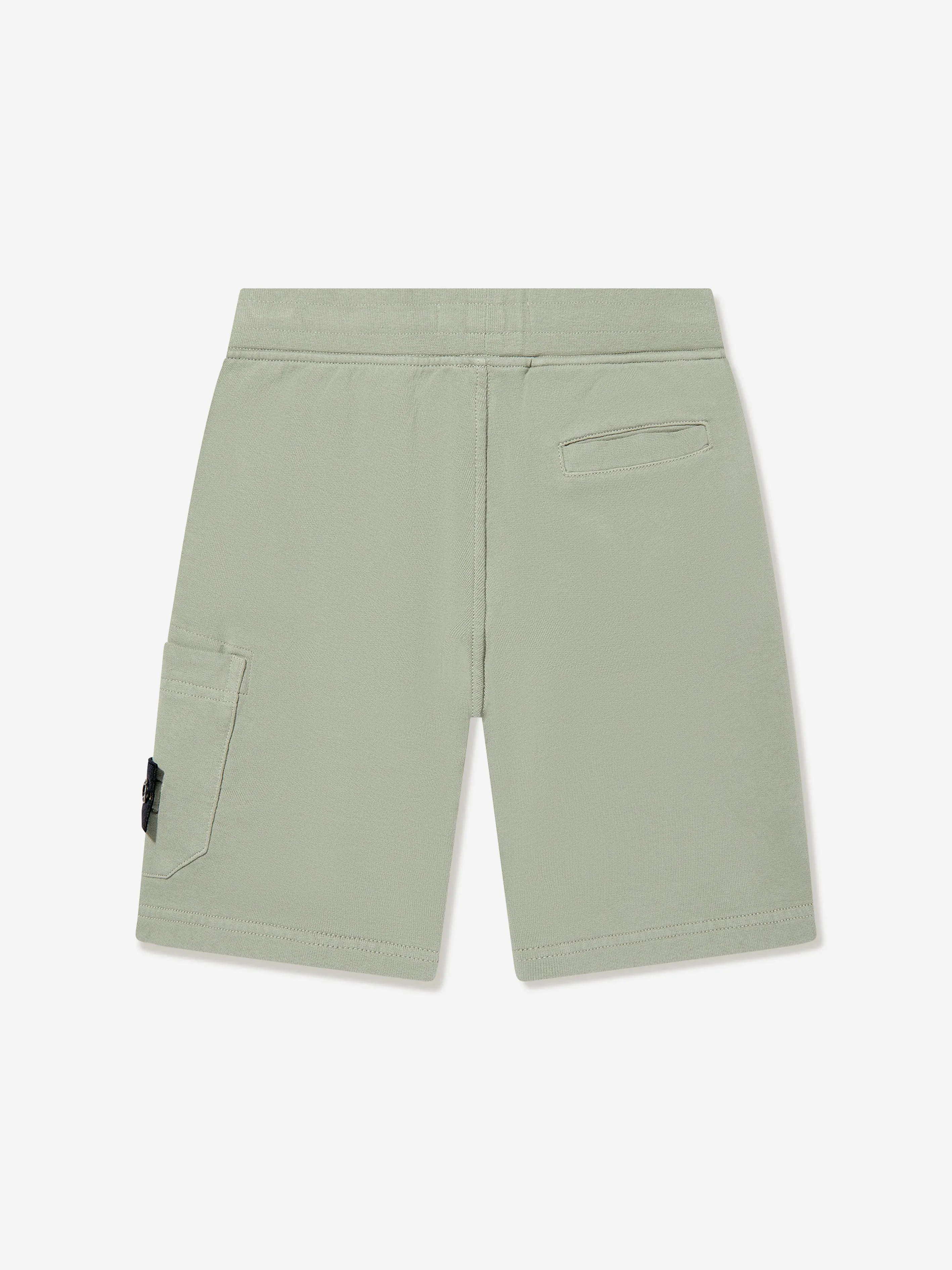 Boys Logo Pocket Shorts in Green