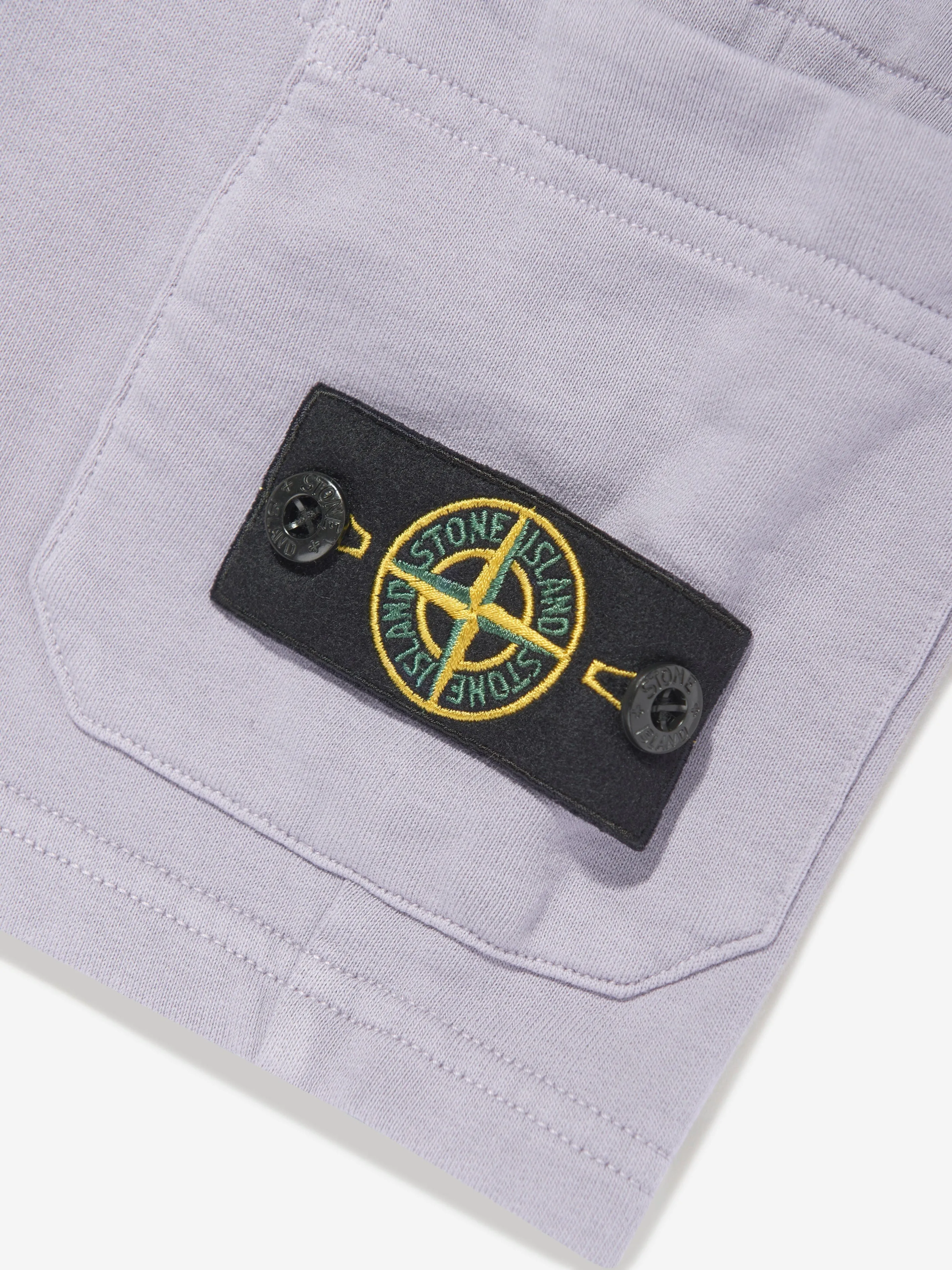 Boys Logo Pocket Shorts in Purple