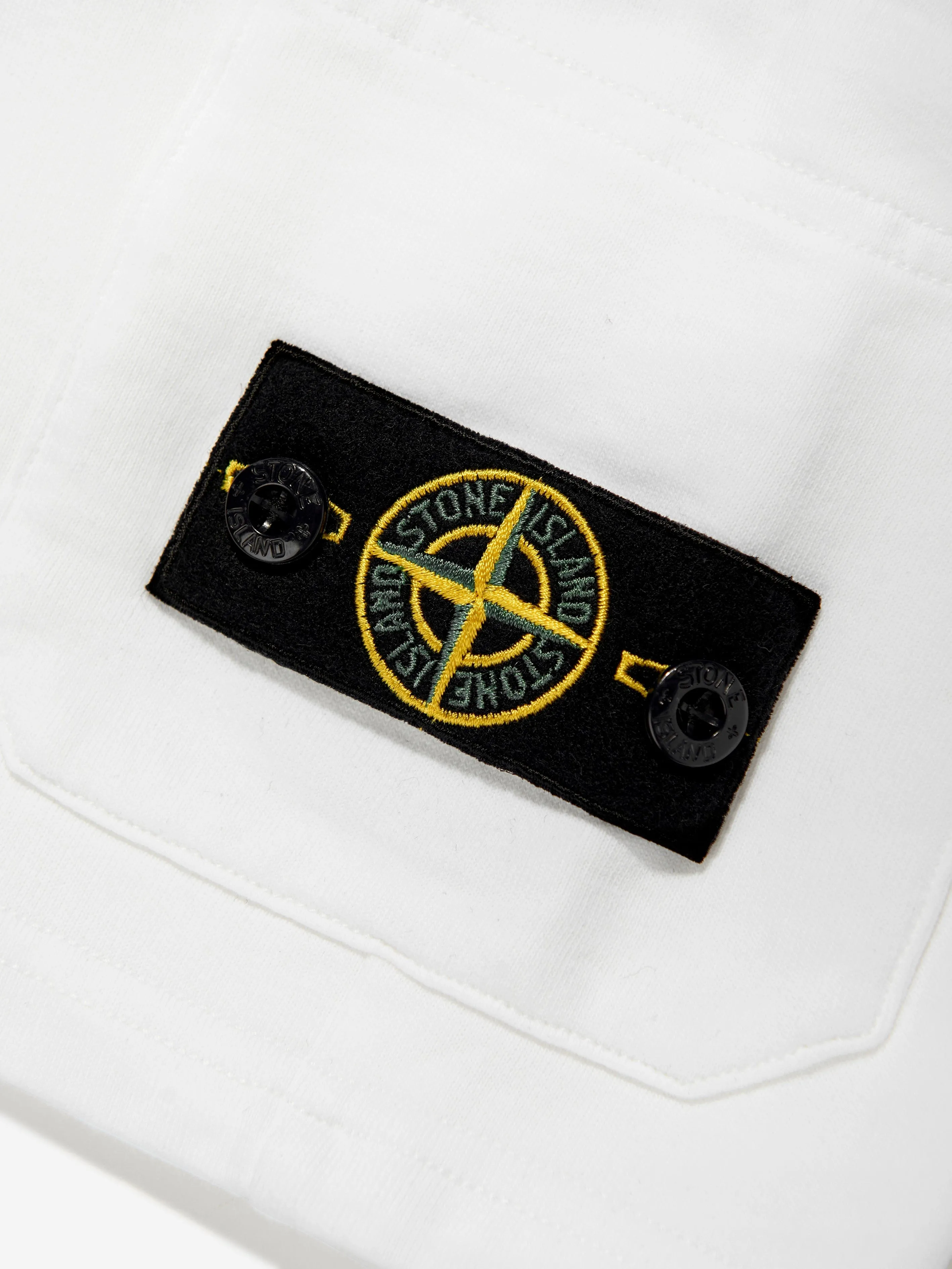 Boys Logo Pocket Shorts in White