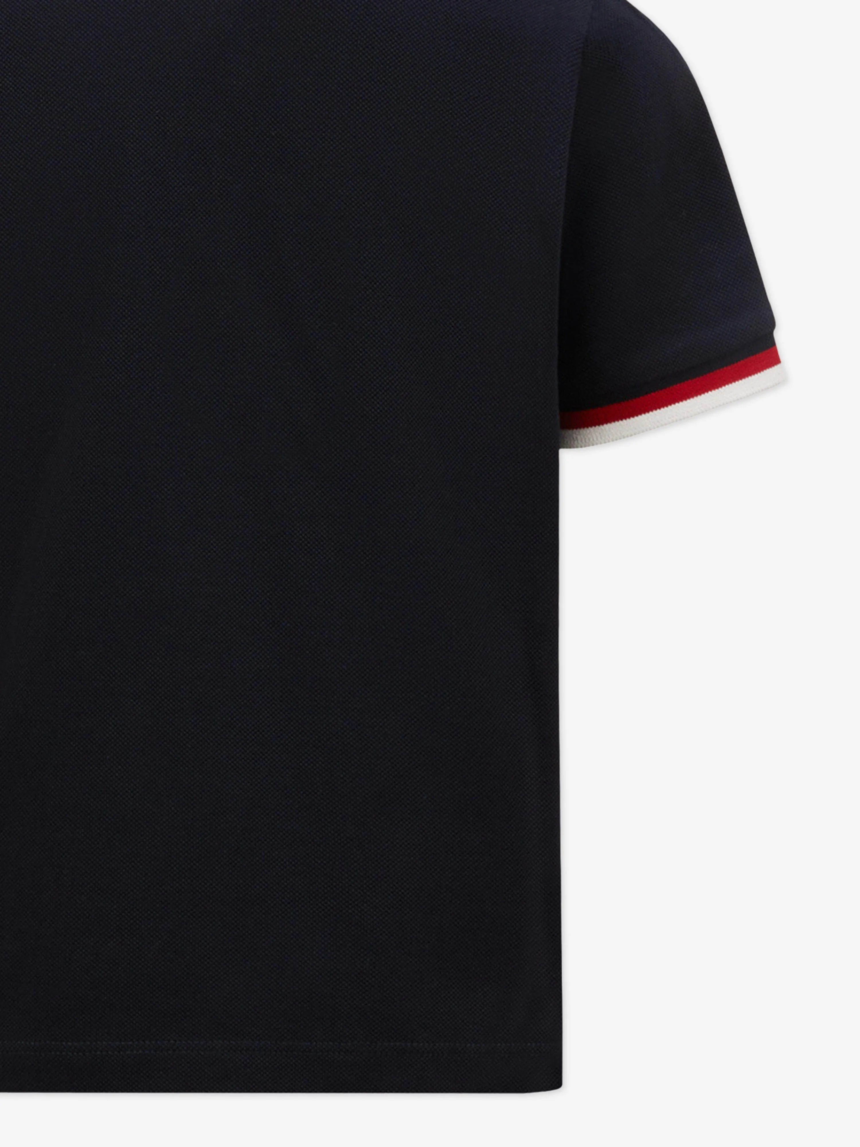 Boys Logo Polo Shirt in Navy