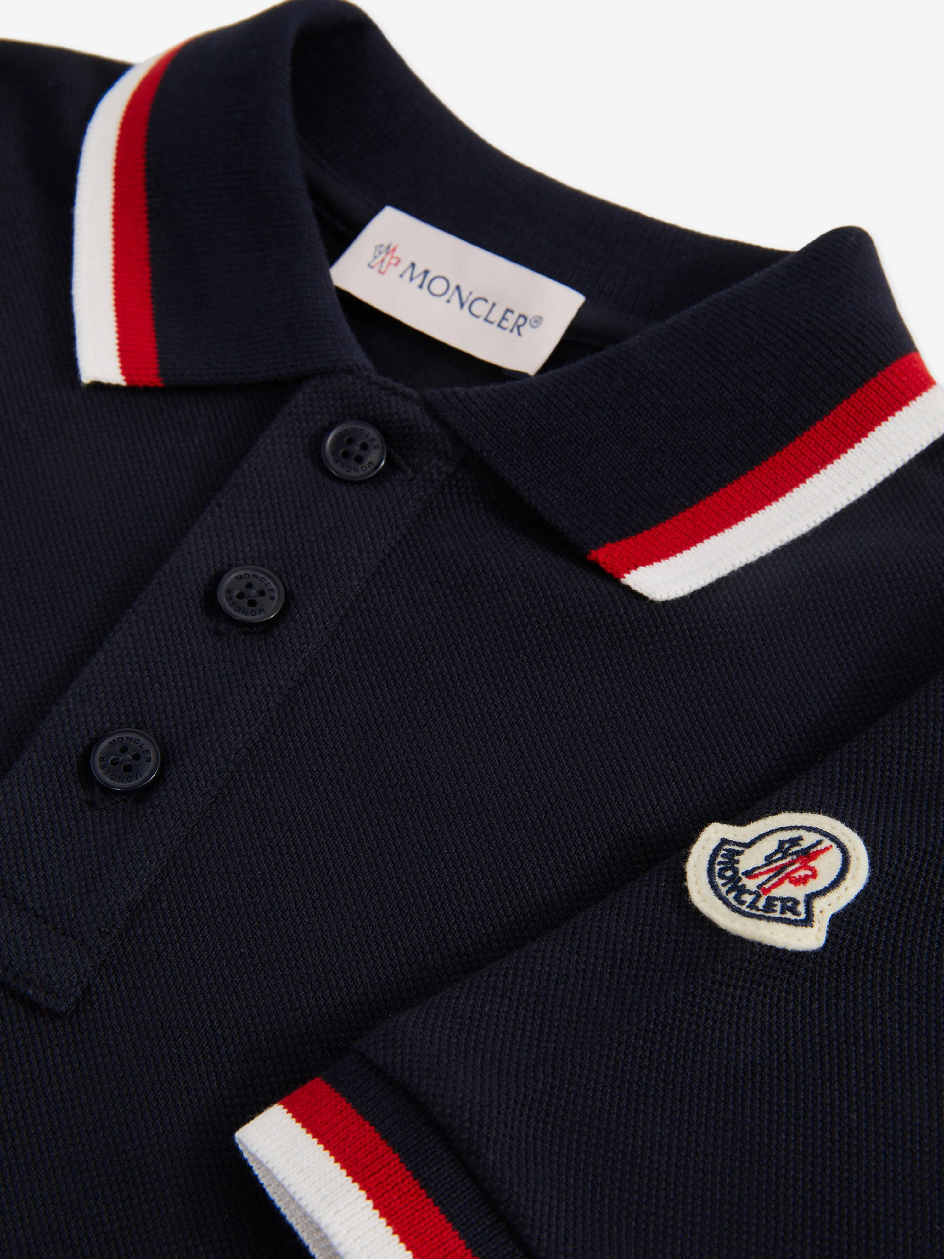 Boys Logo Polo Shirt in Navy